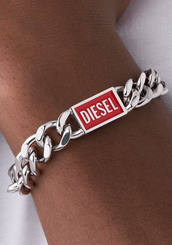 Diesel Armband - Panzerkette, Shirt, Jeans, Armschmuck Parfüm zu Underwear, Hoodie, Geschenk! Schmuck Edelstahl Sneaker