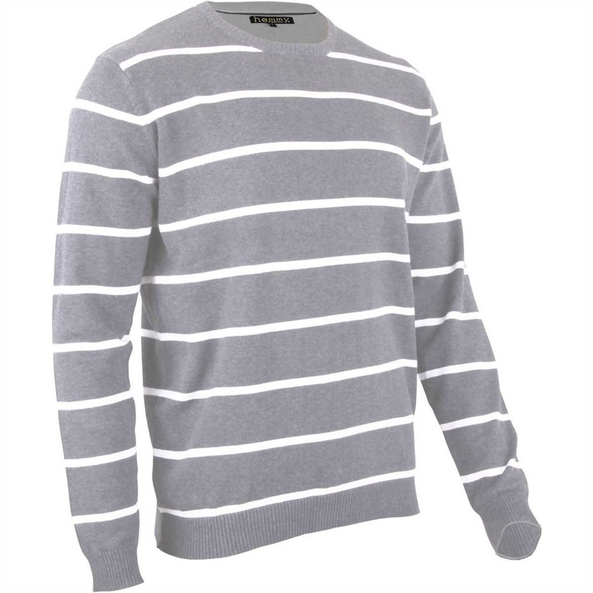 hemmy Fashion Rundhalspullover Pulli Sweater Rundhals, versch. Ausführungen und Farben erhältlich