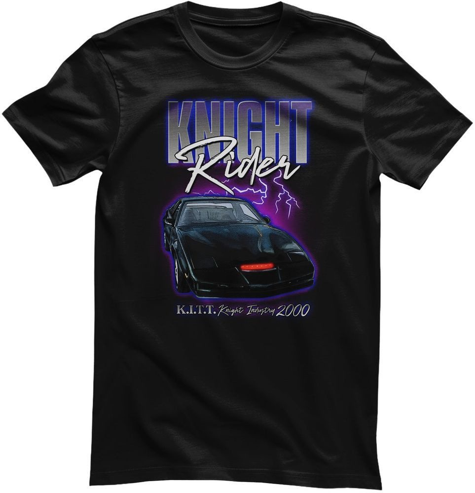 Knight Rider T-Shirt Kight Rider Lightning K.I.T.T. T-Shirt