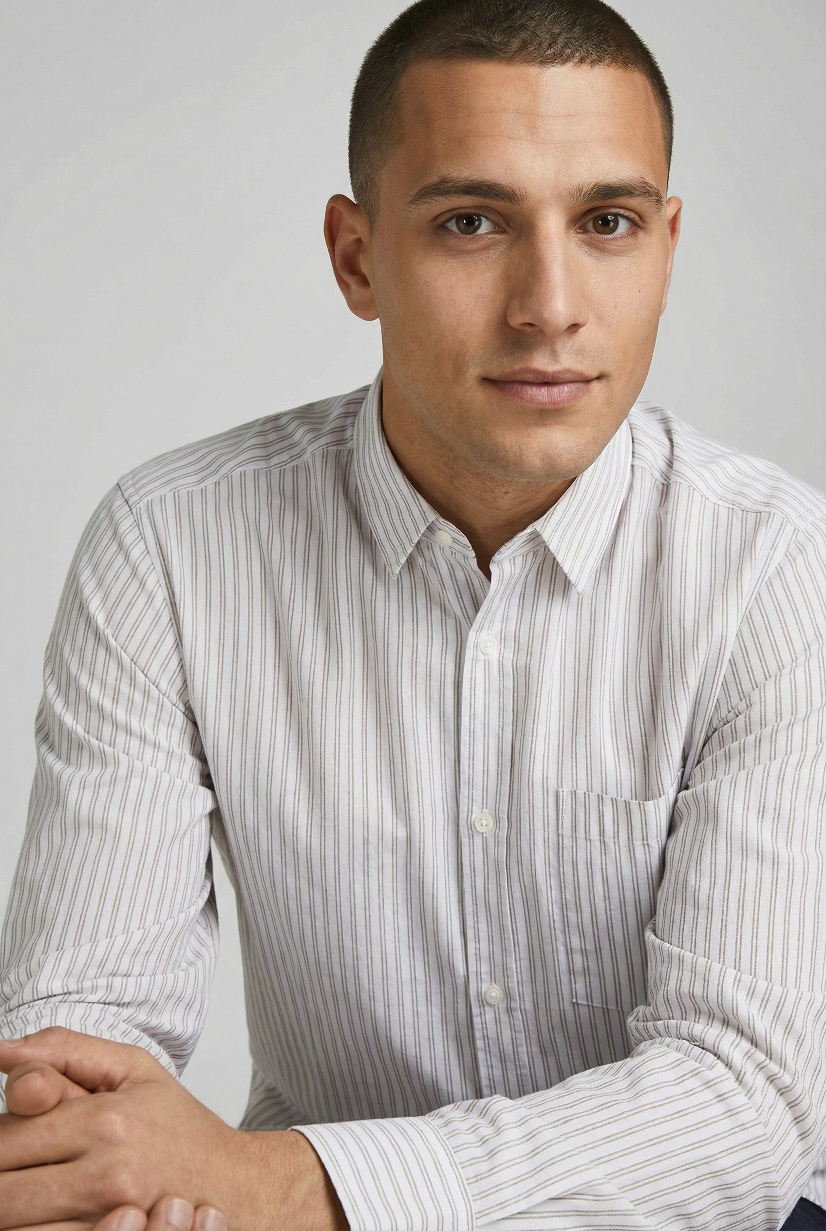 Jack & Jones Langarmhemd JJCOLE POPLIN STRIPE SHIRT LS günstig online kaufen