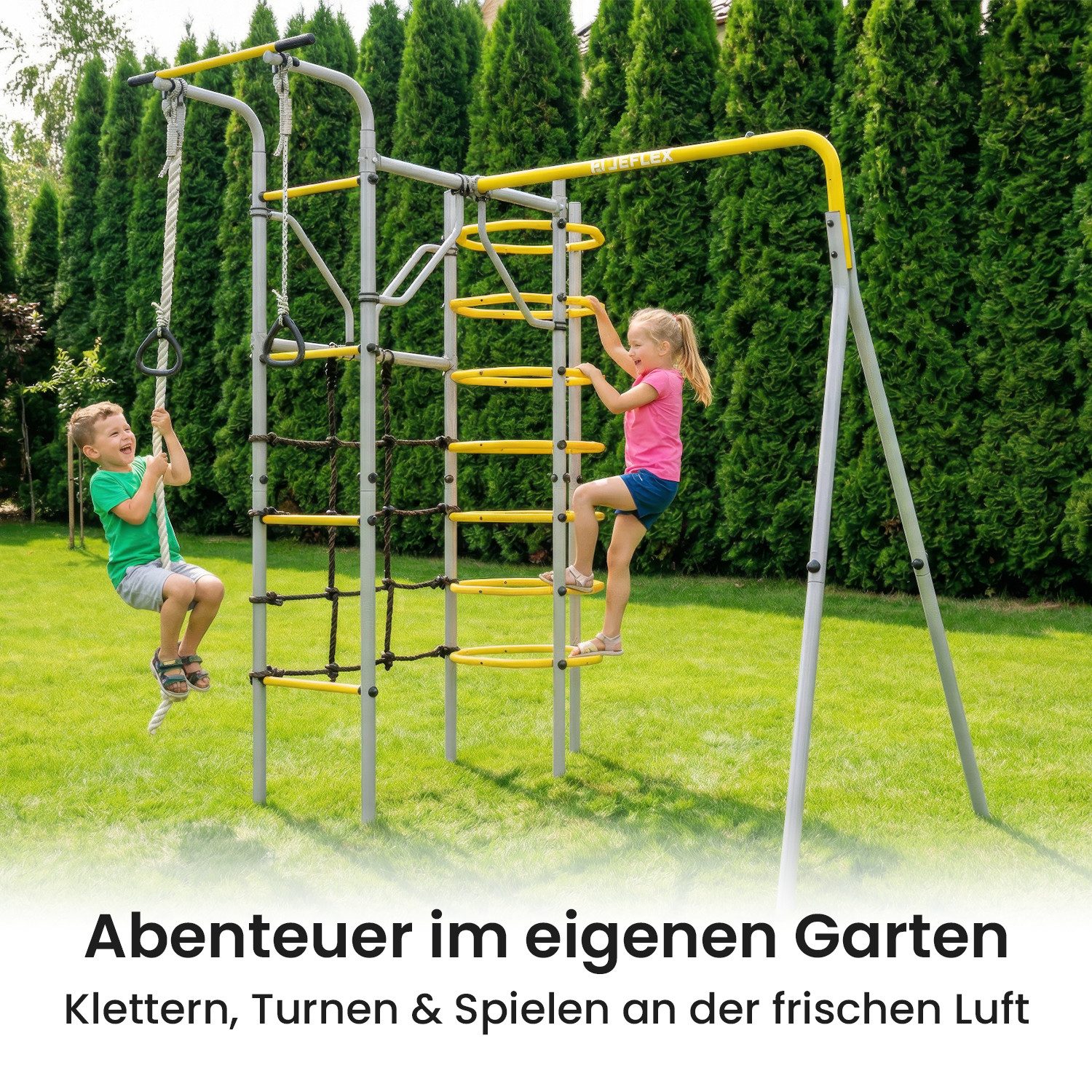 Jeflex Klettergerüst Klettergerüst GardenMaxx G1, zum einbetonieren