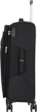 American Tourister® Weichgepäck-Trolley Crosstrack, 68 cm, 4 Rollen, Koffer mittel groß Reisegepäck Volumenerweiterung TSA-Zahlenschloss