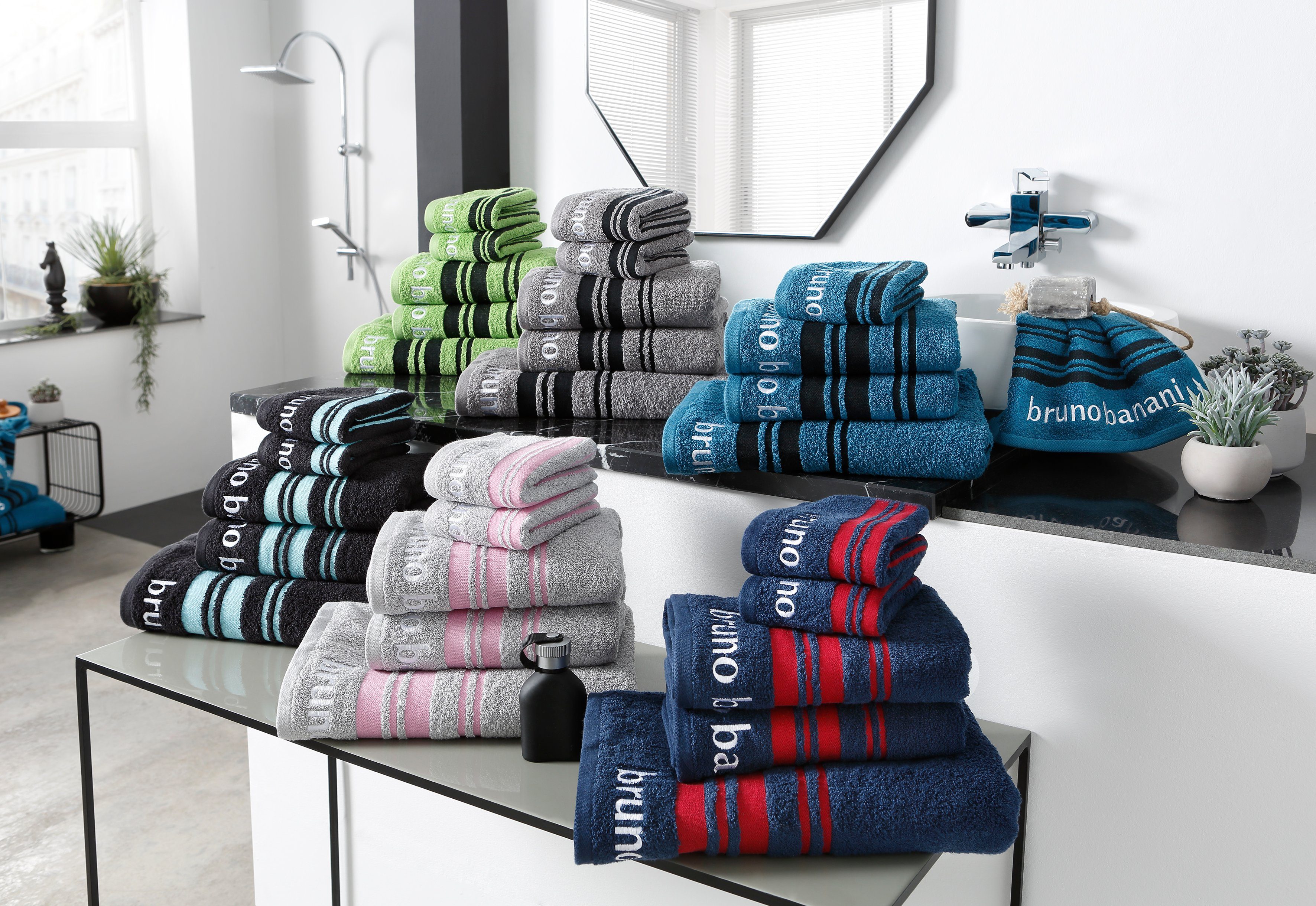 Bruno Banani Handtuch Set Daniel, 1 günstig online kaufen