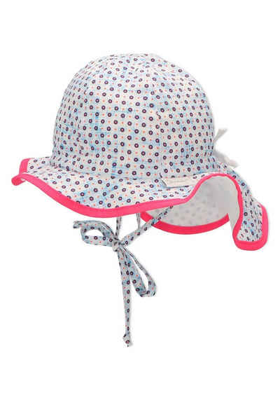 Sterntaler® Schirmmütze Mütze mit Größenregulierungsband, Bindeband und Nackenschutz