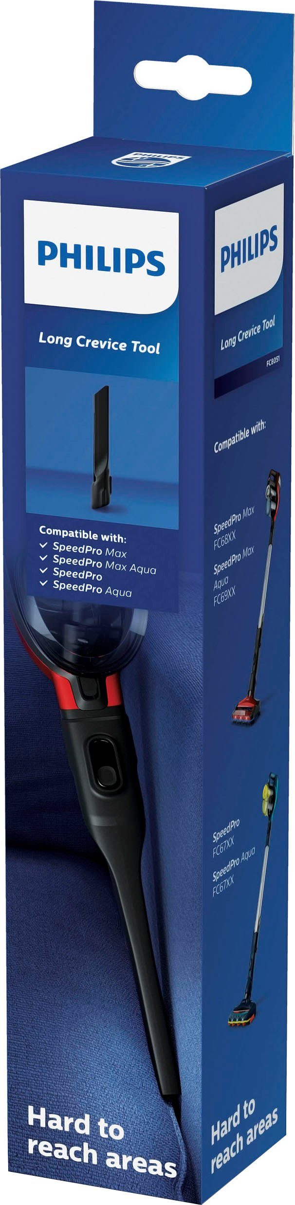 Reinigung: Bereiche Max für und Modelle, zum Fugendüse alle Zubehör SpeedPro Lange Philips Effektive SpeedPro Fugendüse zugänglicher schwer (1-tlg), Reinigen FC8051/01,