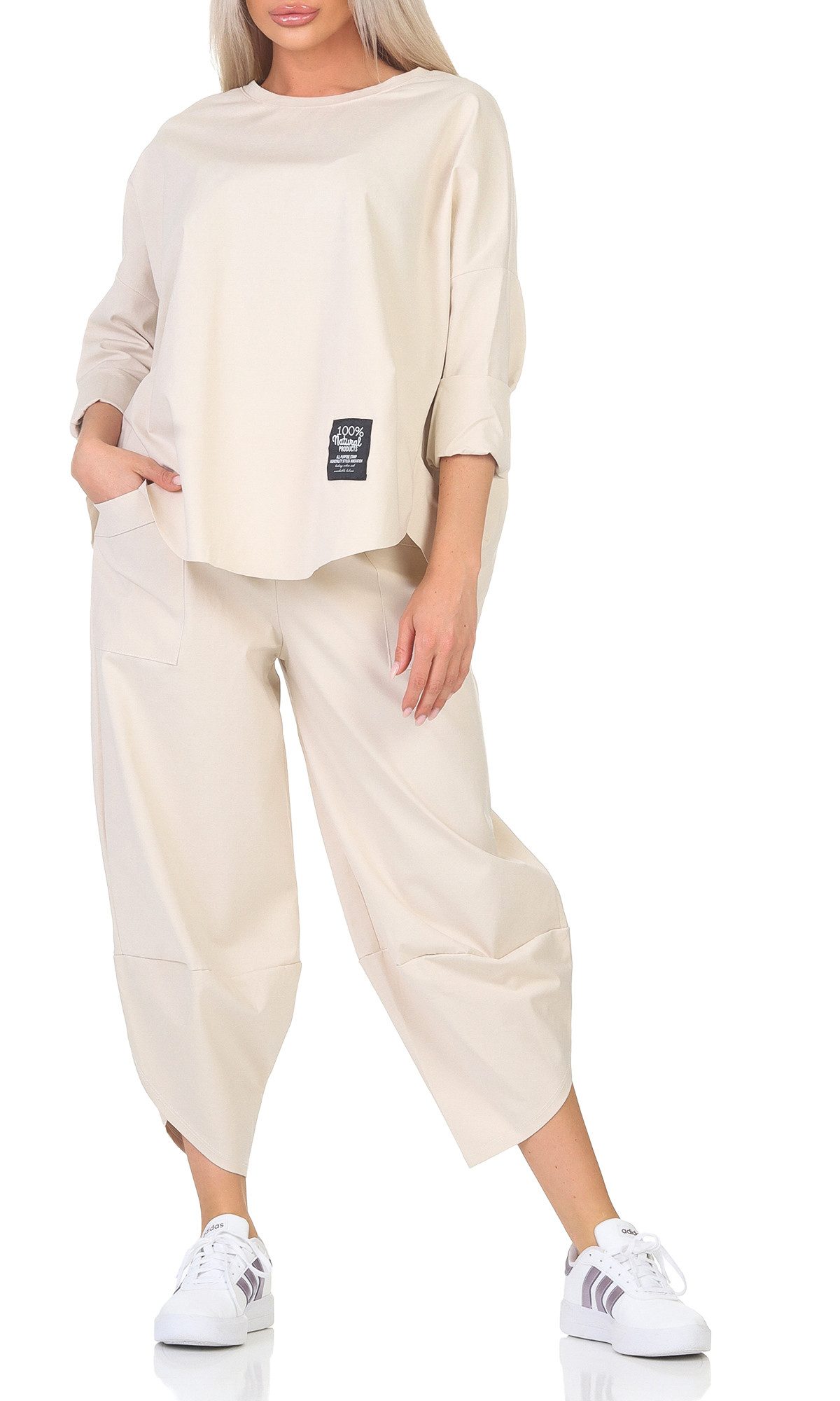 simaranda Jogginganzug Damen Jogginganzug 6171 36-42 Beige günstig online kaufen