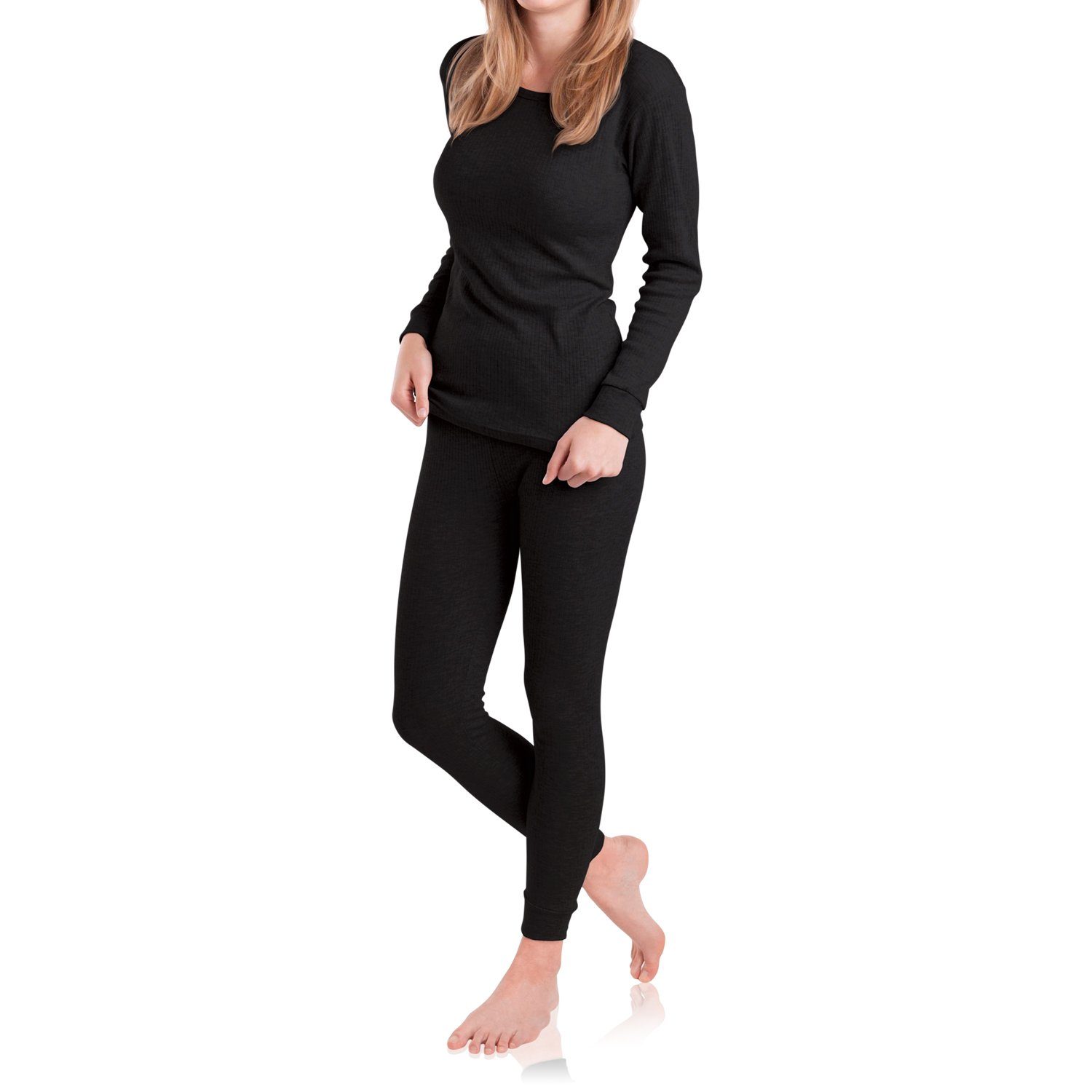 Unterwäscheset Thermo MT Set Thermohose Damen - Thermowäsche Ski- Schwarz &