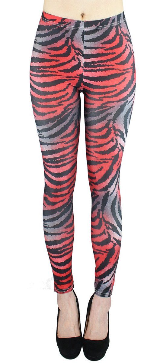 dy_mode Leggings Damen Leggings Tiger Muster günstig online kaufen