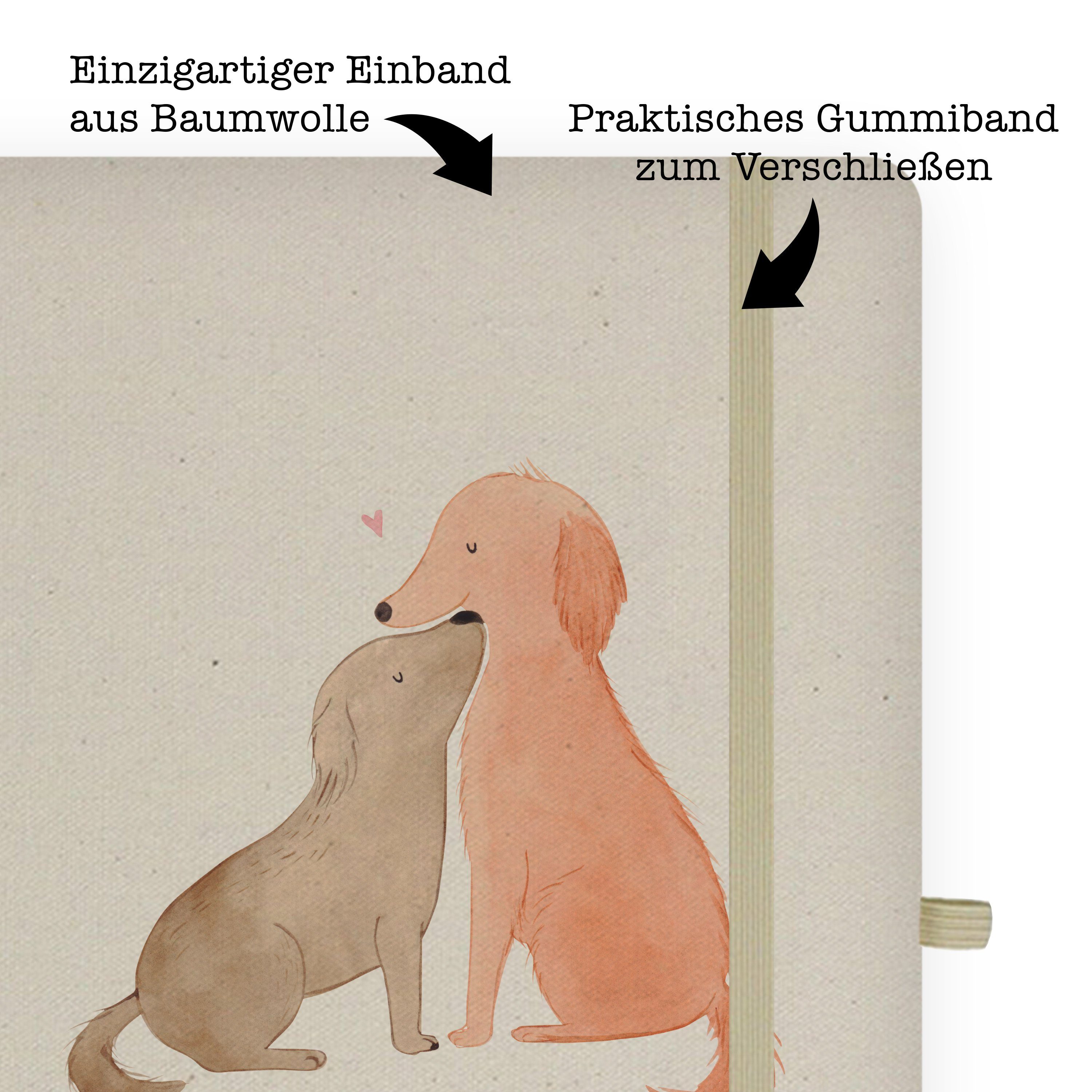 Mr. & - & Kuss, - Panda Panda Geschenk, Mrs. Liebe Mr. Notizbuch Mrs. Transparent Hunde Journal, Hundemotiv, Sprü