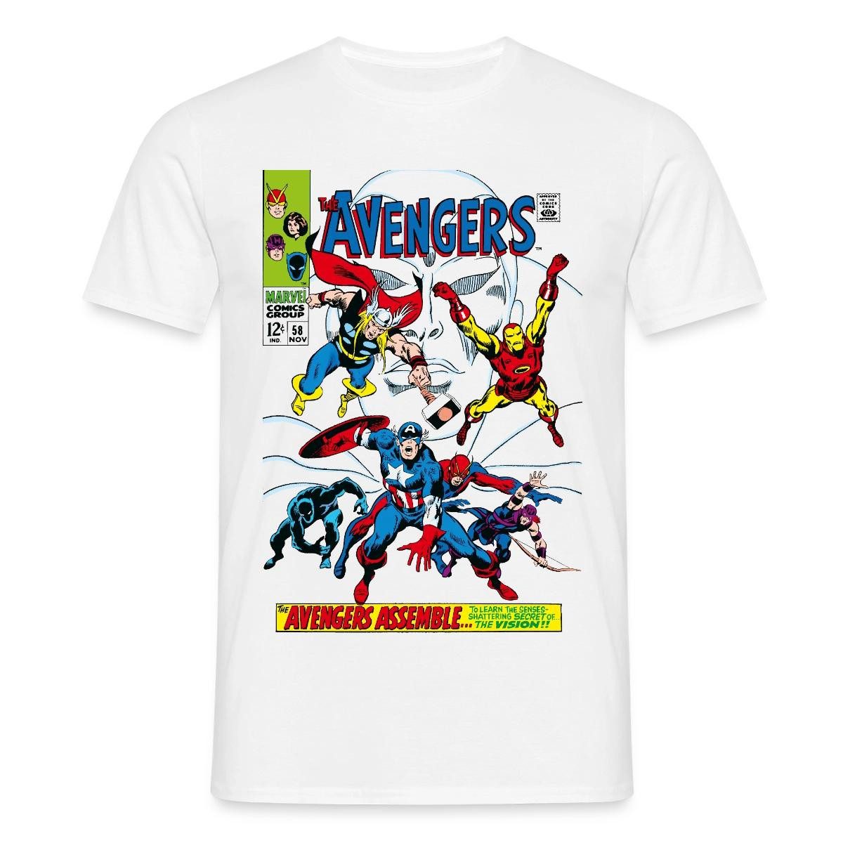 T-Shirt Avengers Comic Superhelden Assemble Männer T-Shirt