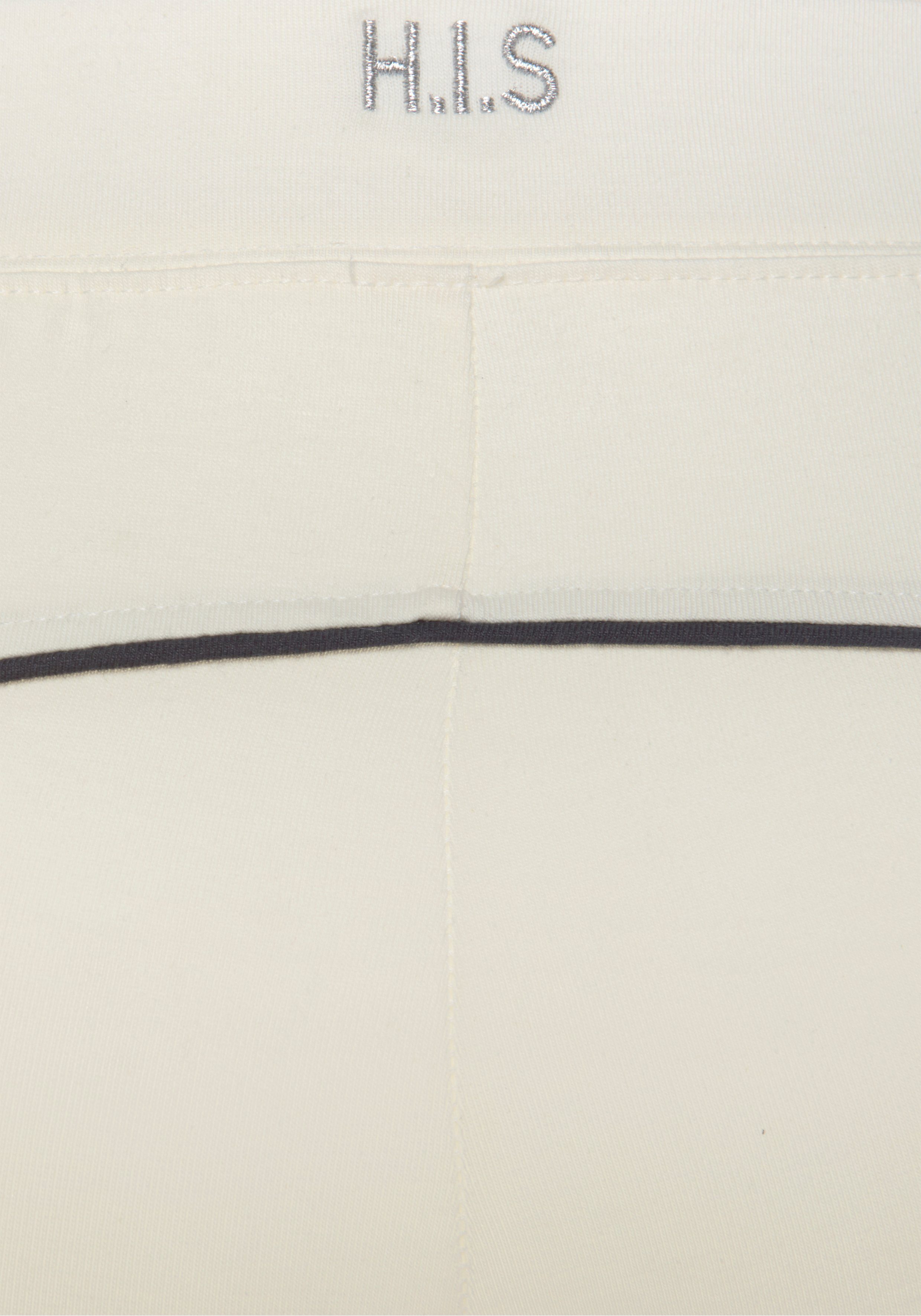 H.I.S Leggings mit Piping entlang der Beine. Ideal für Sport- und Freizeit.