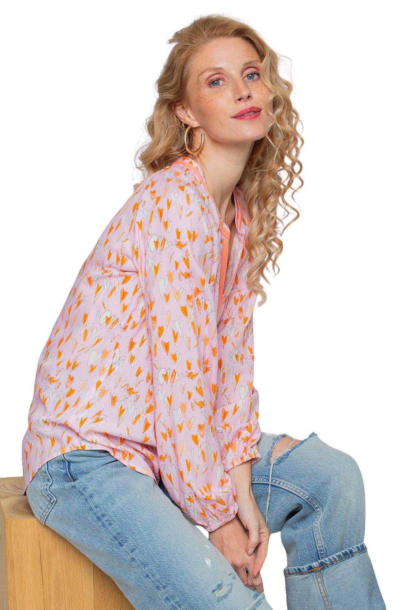 Emily Van Den Bergh Schlupfbluse Damenbluse 8861-884