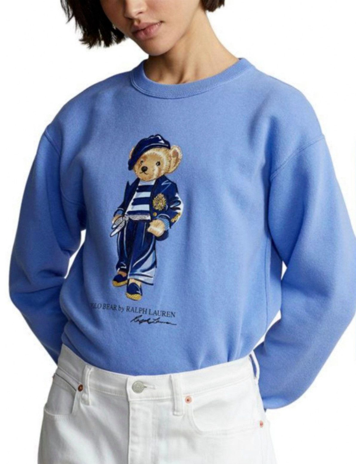 Polo Ralph Lauren Sweatshirt Bear In Paris Bär Sofortige Authentifizierung günstig online kaufen
