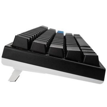 Ducky ONE 2 SF Gaming-Tastatur (PBT, RGB-LED, MX-Speed-Silver, TKL-Mini, US-Layout, mechanisch, Schwarz/Weiß)