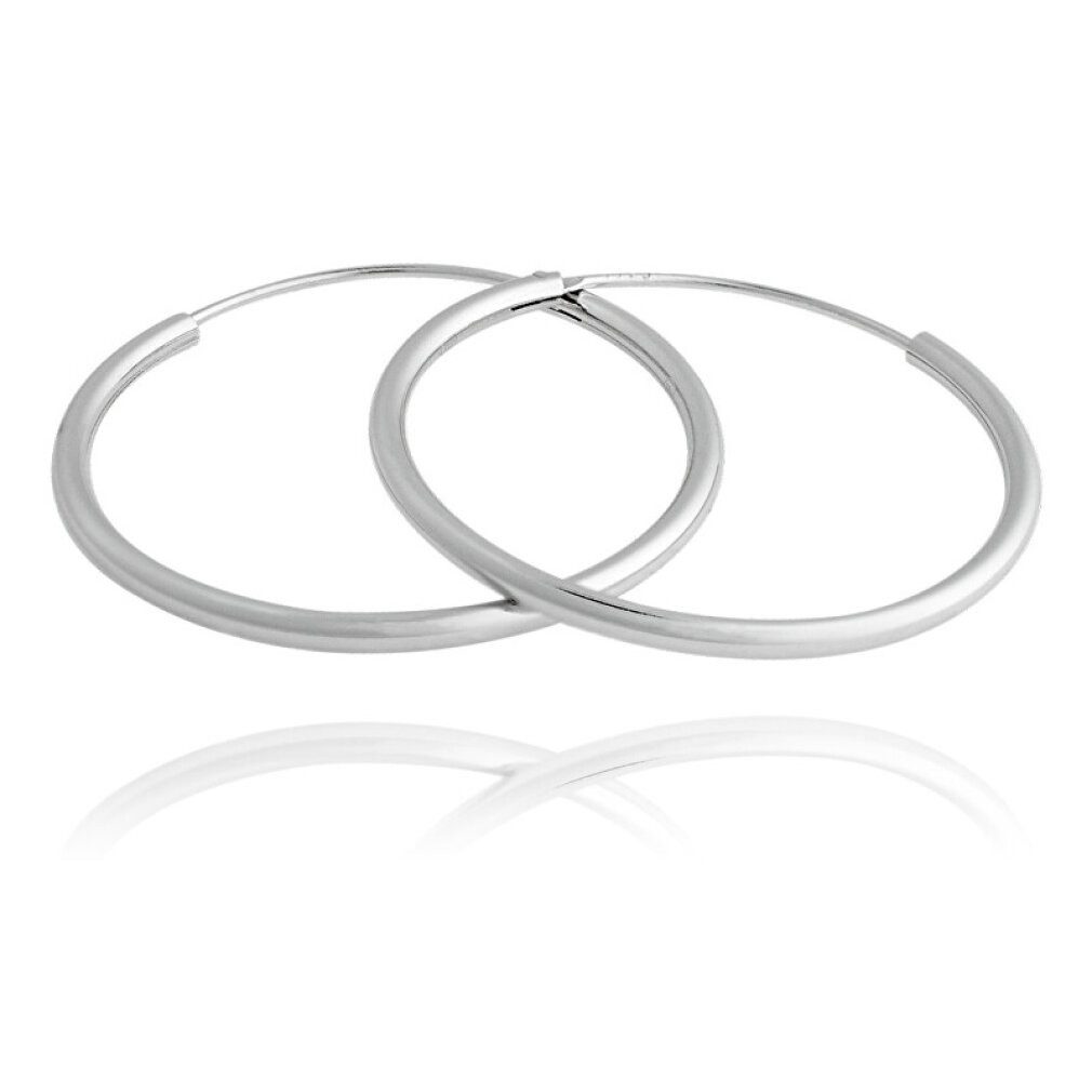 JVD Ohrring-Set Ageless silver round earrings SVLE0208XD500 - Diameter: 3 cm