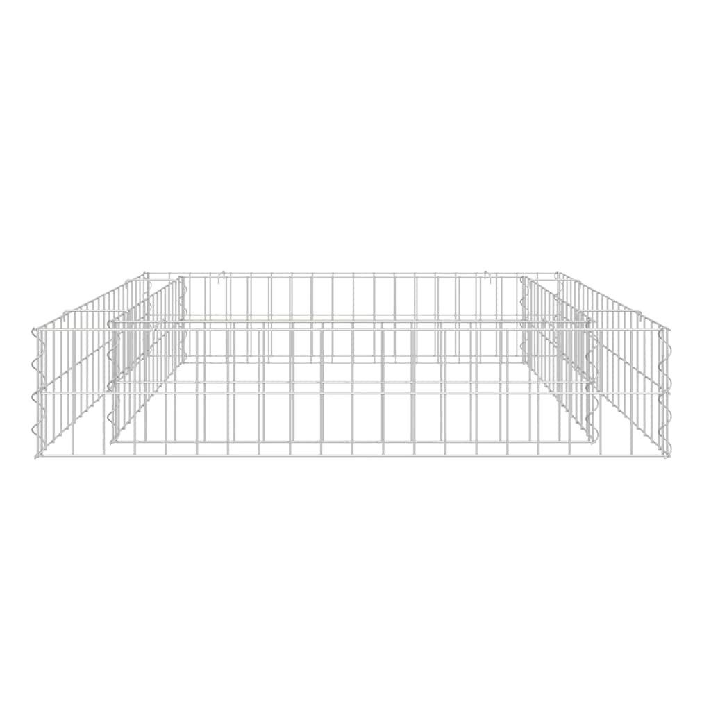 vidaXL Hochbeet Gabionen-Hochbeet Verzinkter Stahl 100x100x20 günstig online kaufen