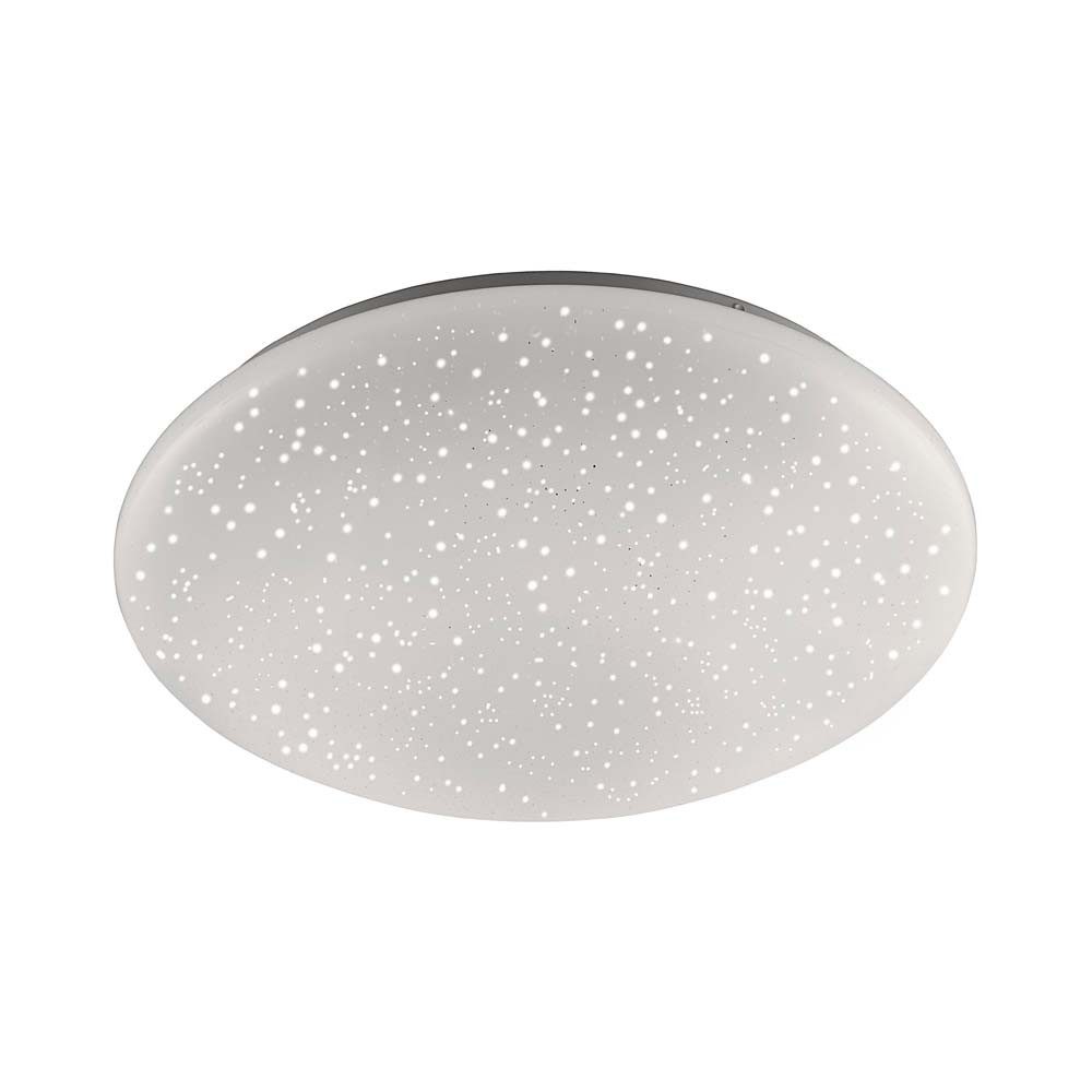 JUST LIGHT LED Deckenleuchte, LED-Leuchtmittel fest verbaut, Deckenleuchte Deckenlampe Schlafzimmerlampe weiß LED