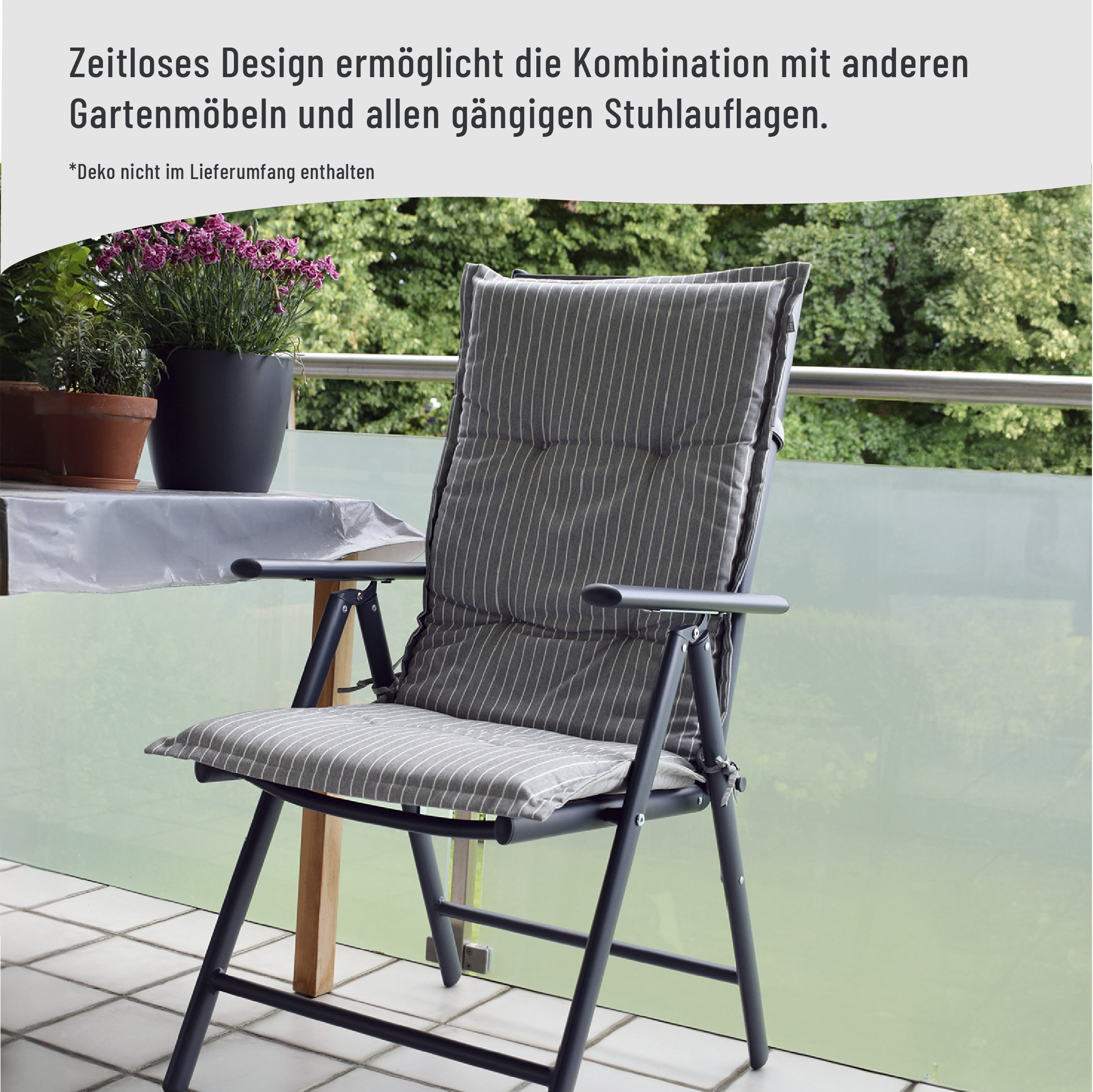 CHILLROI Gartensessel Klappsessel Aluminium 2er Set günstig online kaufen