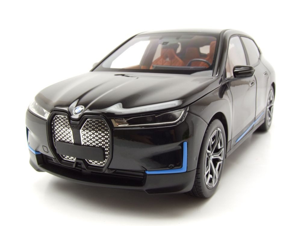 Modellauto BMW iX 2022 schwarz metallic