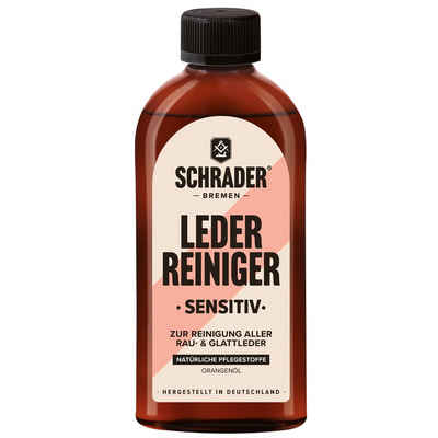 Schrader Leder Reiniger Sensitive - 250 ml - Lederreiniger (für Ledermöbel & Lederkleidung - Made in Germany)