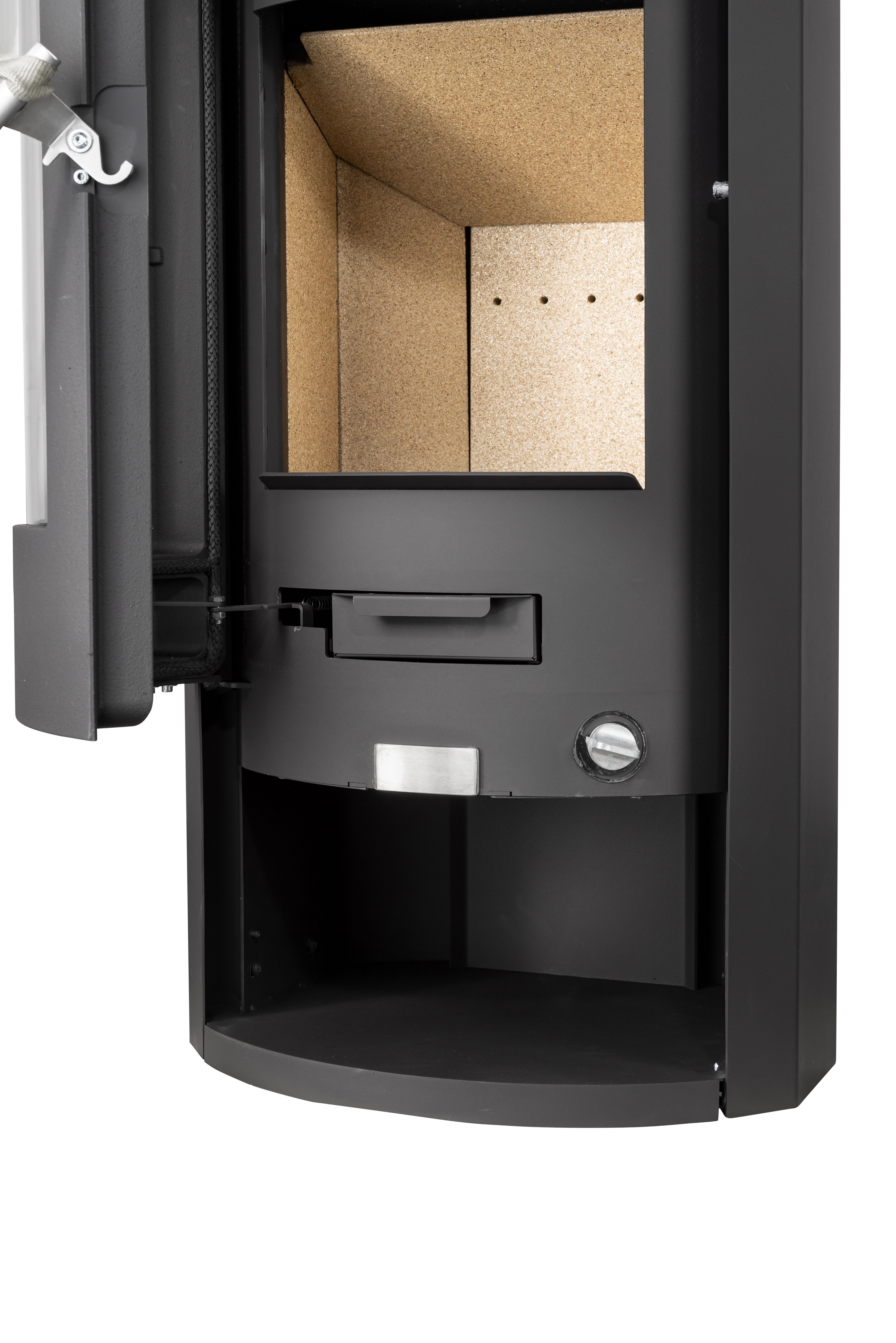 JUSTUS Kaminofen »Baltrum D 2.0« Speckstein Korpus Stahl Gussgrau, 5,5 kW, Dauerbrand