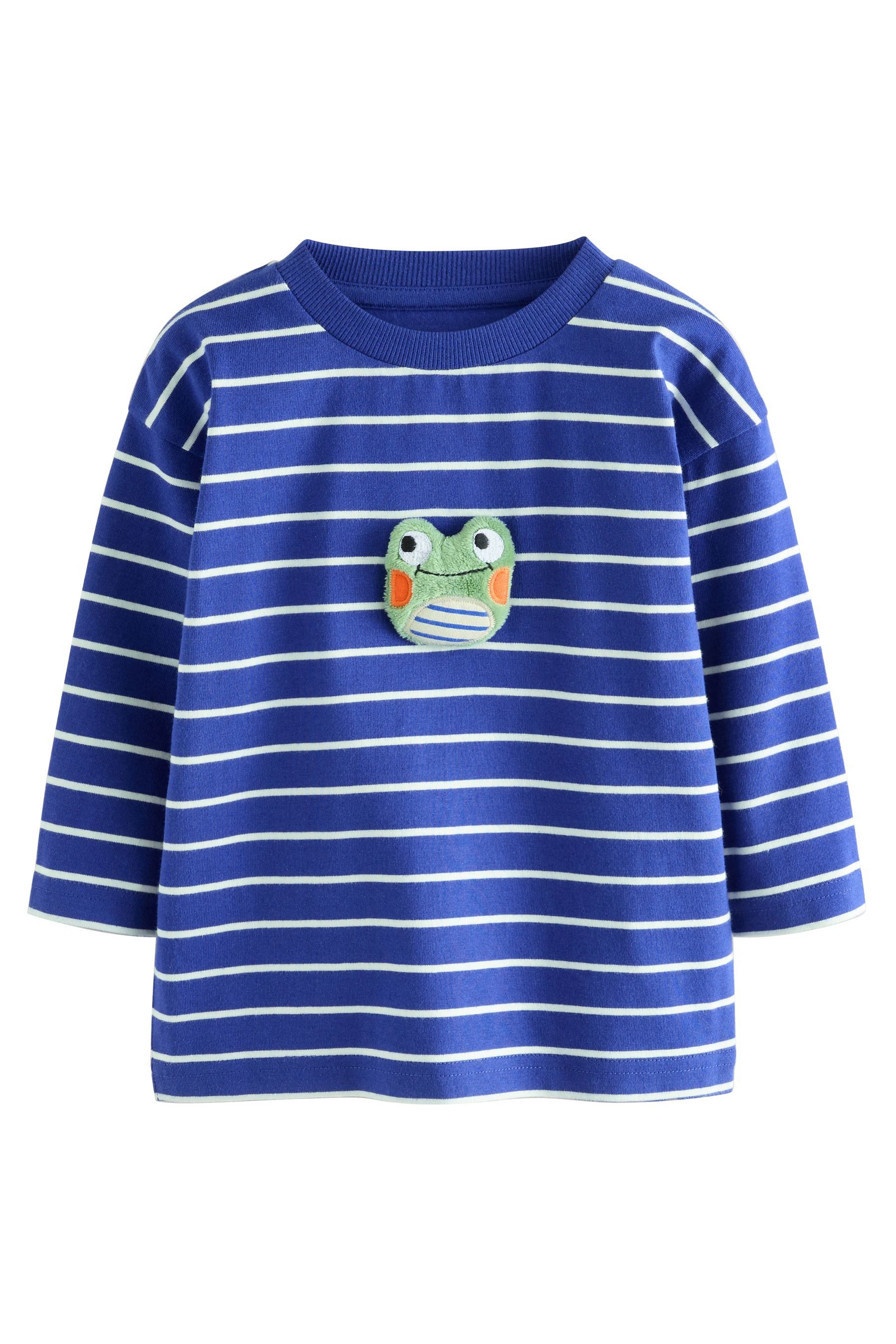 Next Langarmshirt Langärmeliges Shirt mit Applikation günstig online kaufen