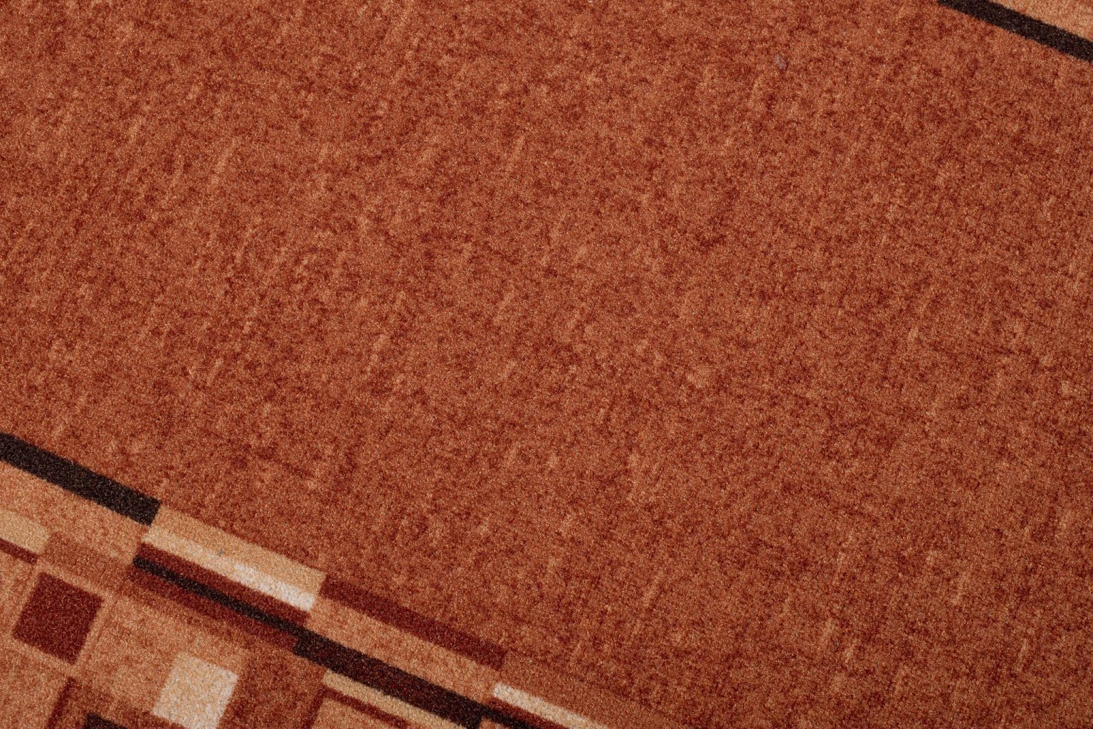 Mazovia Läufer Retro Bordüre Orange Flur, Schlafzimmer, Diele, Fußbodenheizung – Bild 3 von 5
