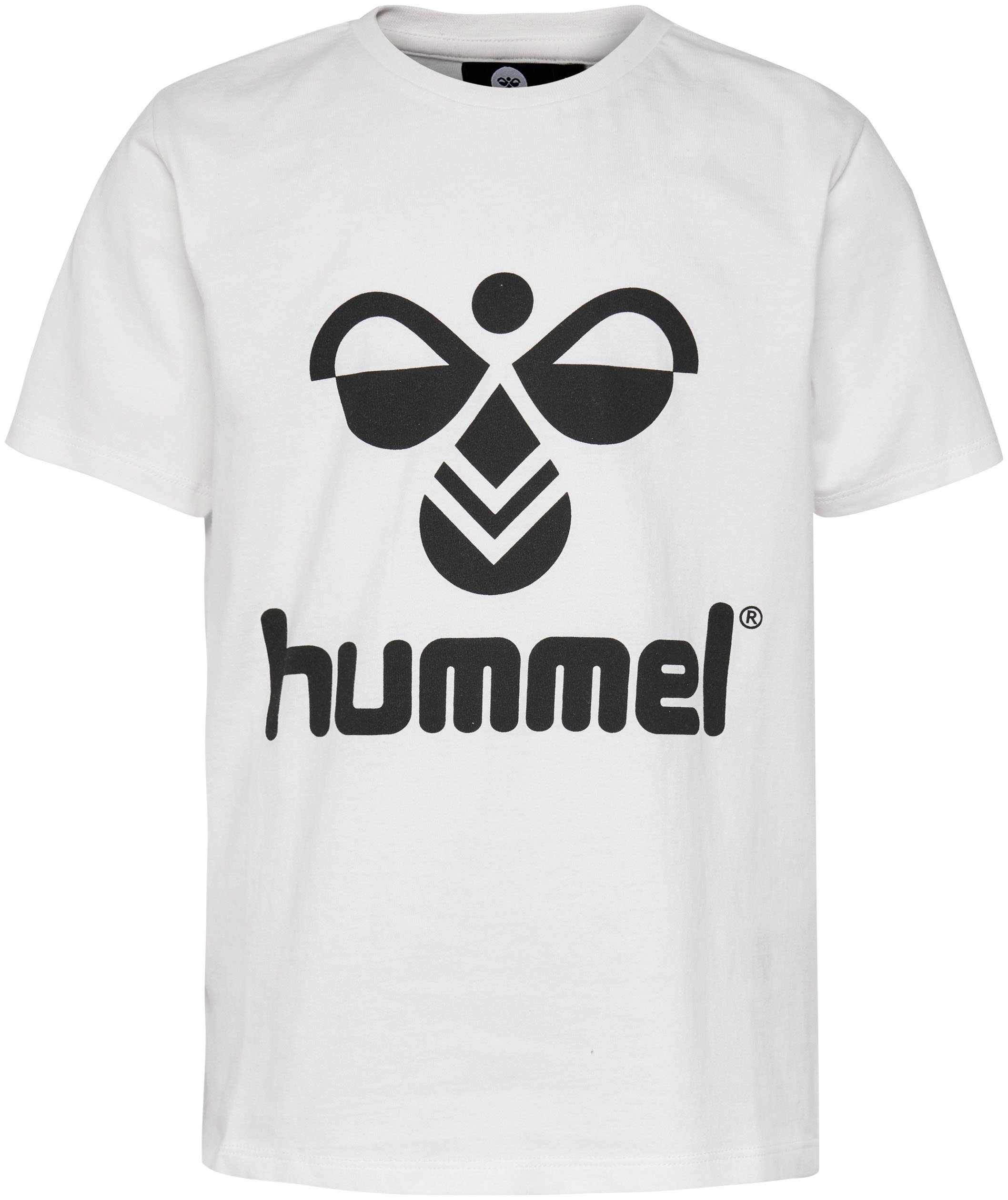 HMLTRES hummel Sleeve T-Shirt für T-SHIRT - Short (1-tlg) Kinder weiß