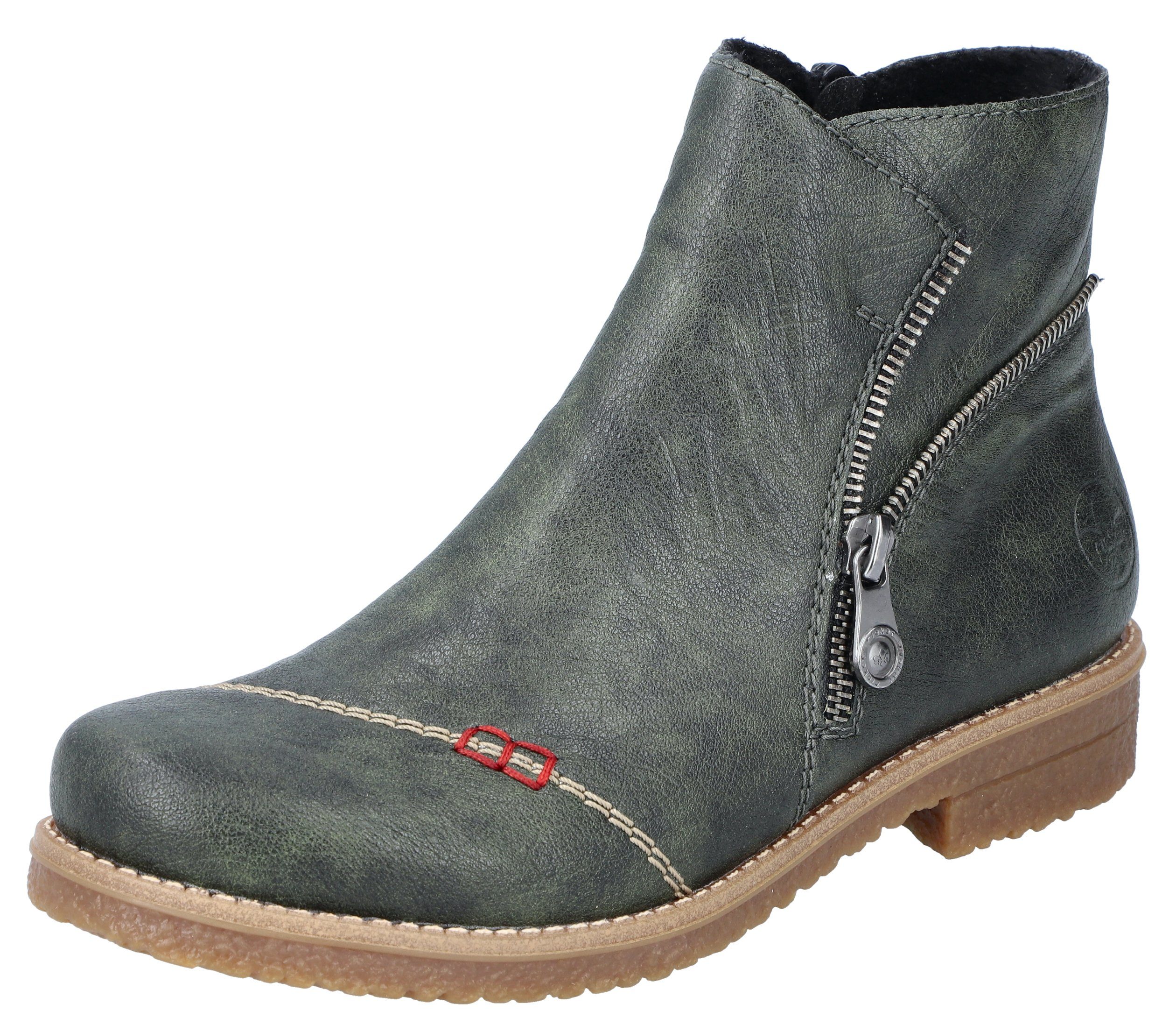 Rieker Stiefelette mit Zierreißverschluss