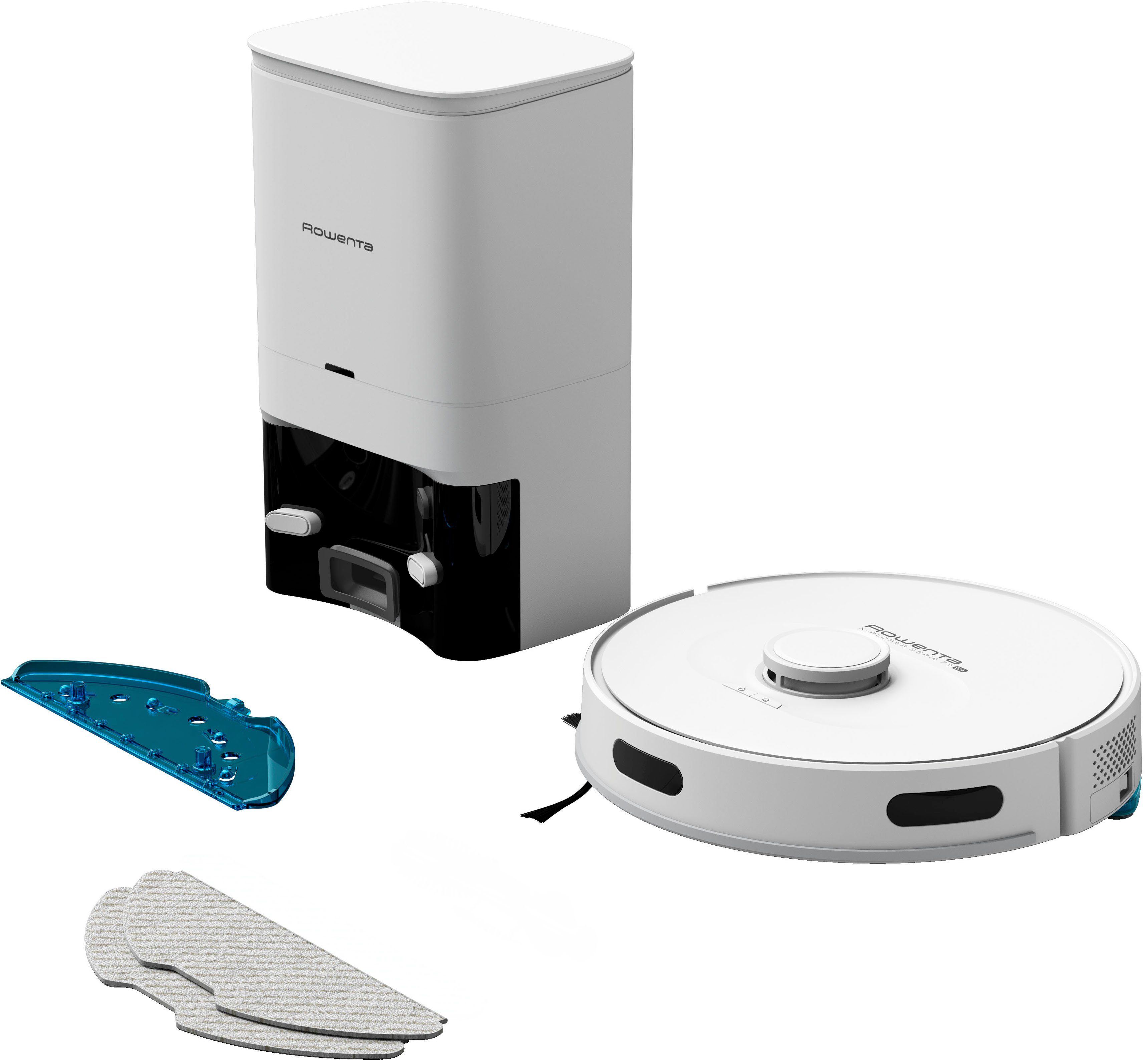 Rowenta Saugroboter mit Wischfunktion und AbsaugstationX-Plorer Serie 75+, 4in1, Laser-Navigationssystem, 120 Min. Laufzeit, 3 Reinigungsmodi