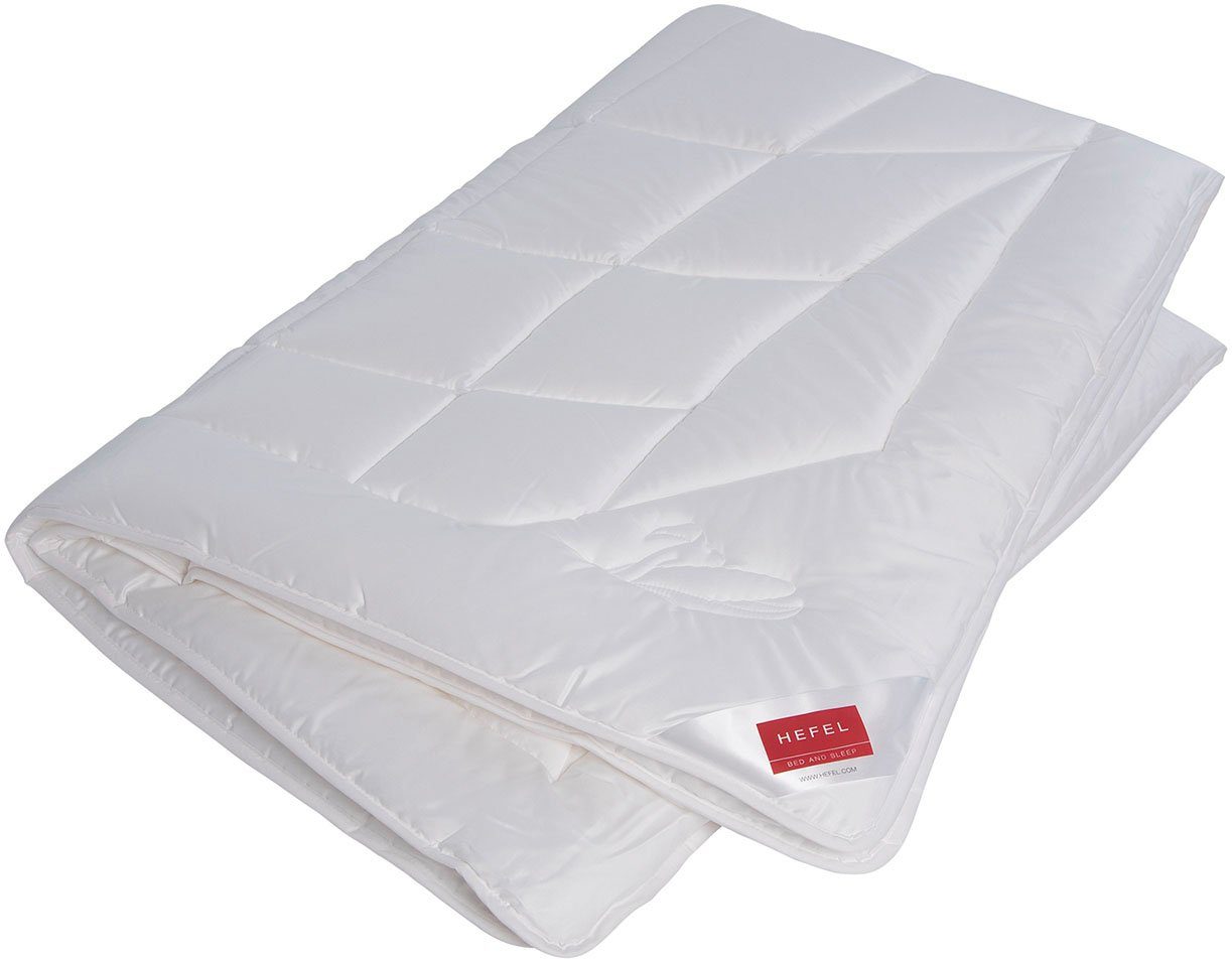 Hefel Naturfaserbettdecke Pure Maize, Füllung: 100% Mais (Polyactide), Bezug: 100% Baumwoll-Feinsatin mit Aloe Vera, aus schnell nachwachsenden Rohstoffen