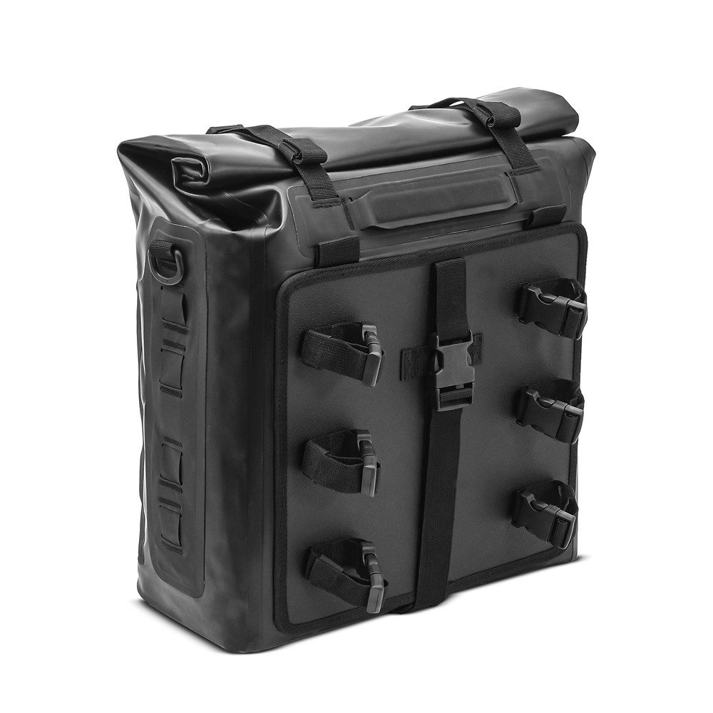 Bagtecs Reisetasche Motorrad Satteltasche IPX 35L Seitentasche wasserdicht schwarz