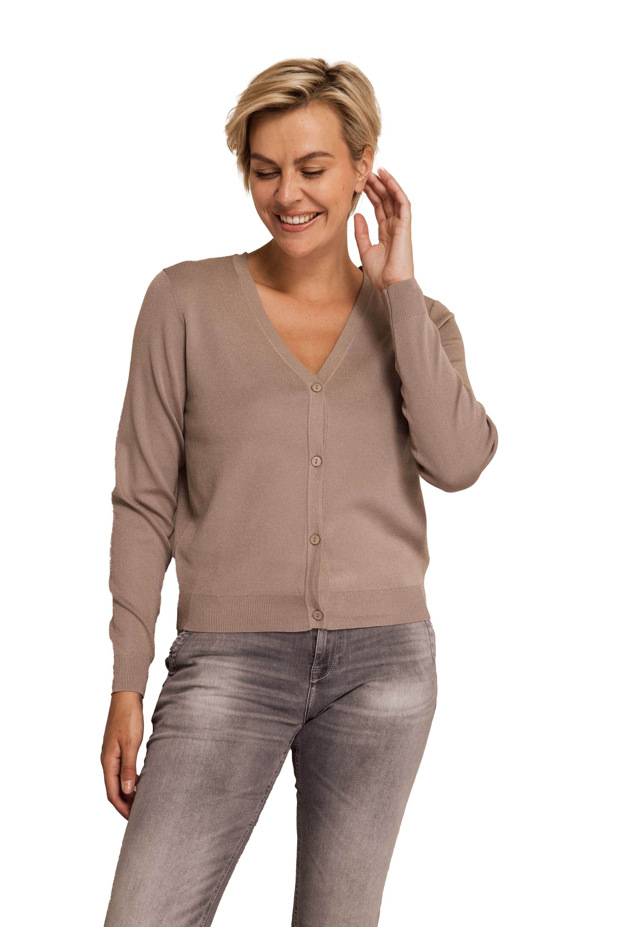 Zhrill Strickjacke ZHGEONA SAND (0-tlg)