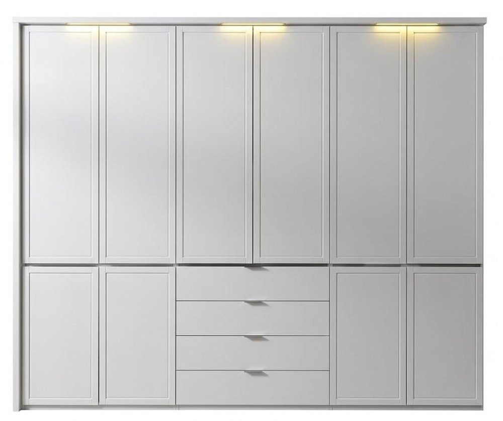 Xlmoebel Drehtürenschrank Kleiderschrank Schrank Drehtürenschrank Weiss Modern Luxus Edel (1-St., 1-tlg)