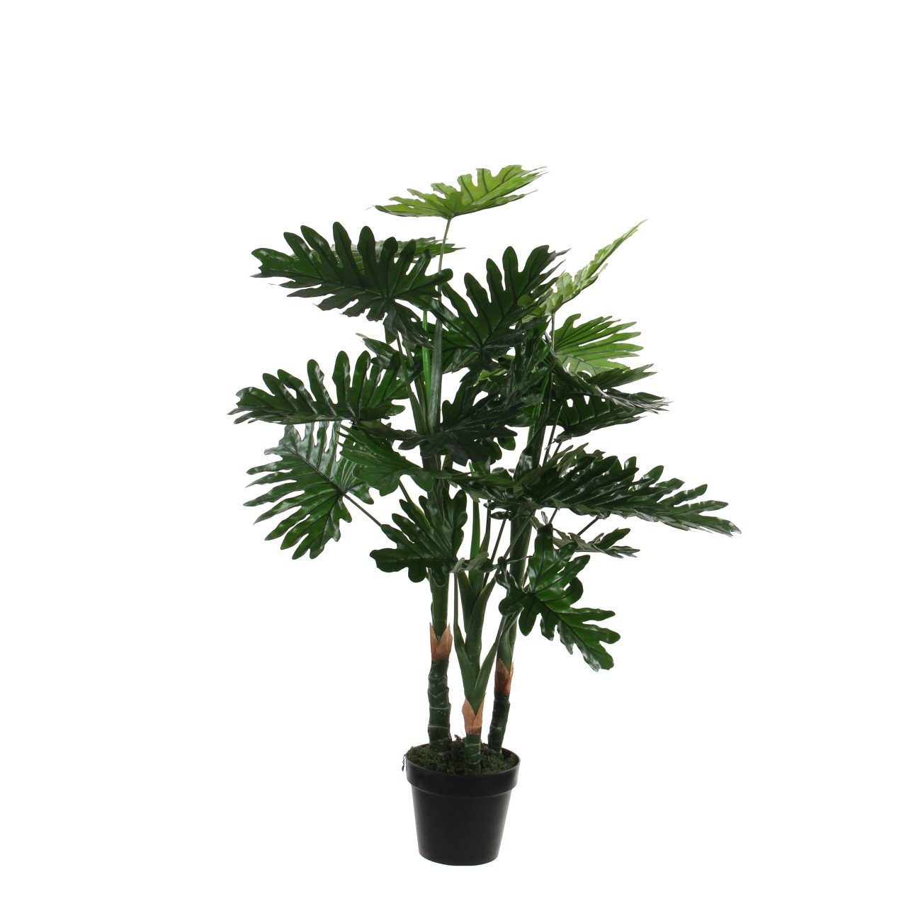 Kunstpflanze Mica Philodendron im Plastik Topf grün, 100 x 70