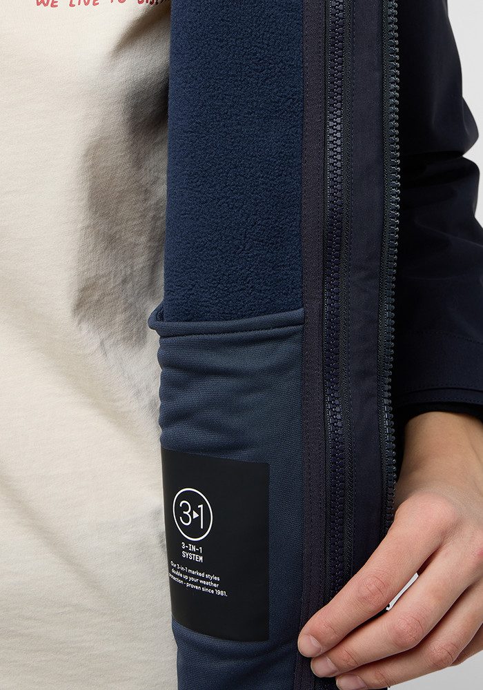 Jack Wolfskin 3-in-1-Funktionsmantel BAYLIGHT 3IN1 COAT günstig online kaufen