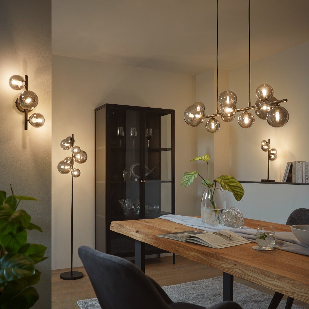 Paul Neuhaus Stehlampe Popsicle, inkl. Leuchtmittel, Warmweiß, Rauchglassch günstig online kaufen