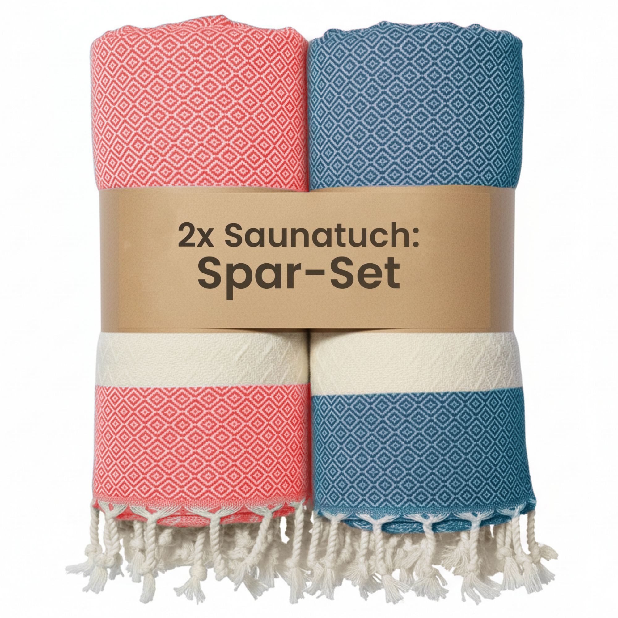 furora HOLIDAY Saunatuch Saunahandtuch Saunatuch Damen + Herren, Hamamtuch groß 100x200 XXL
