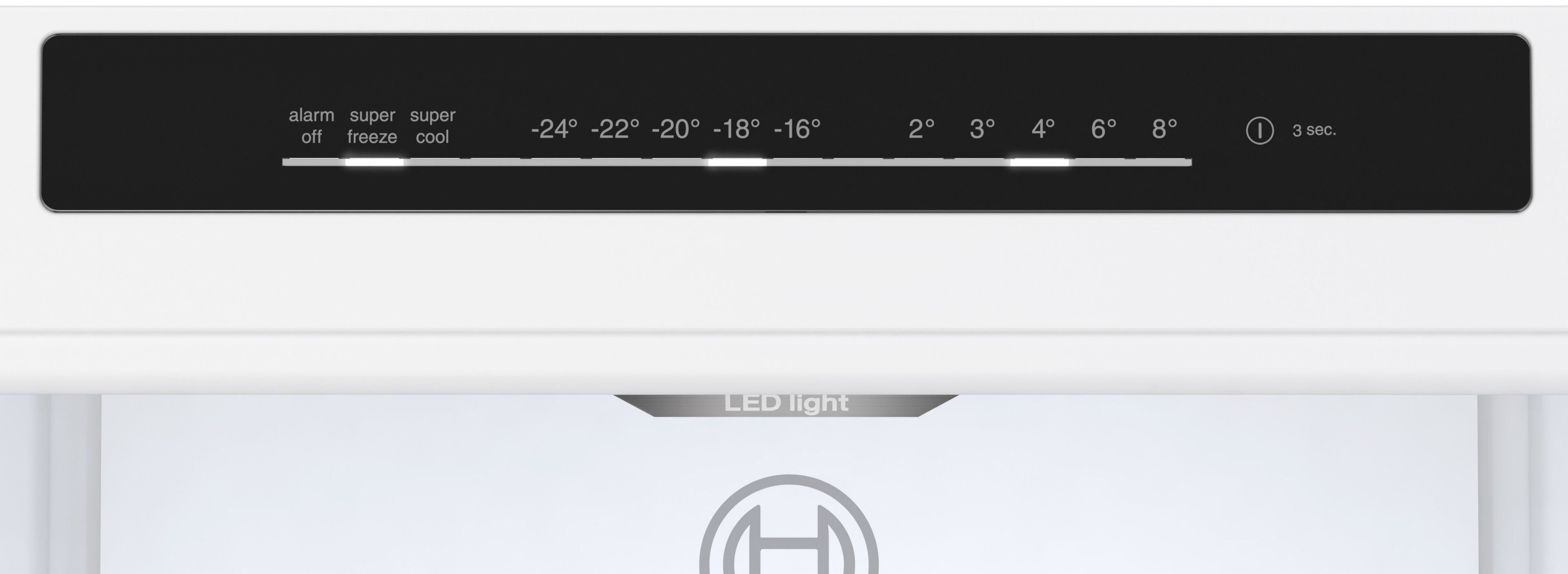 BOSCH Kühl-/Gefrierkombination Serie 4 KGN362LBF, 186 cm hoch, 60 cm breit