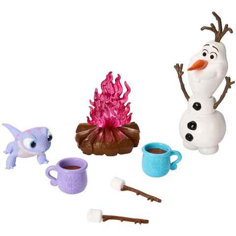 Mattel® Minipuppe Disney Die Eiskönigin, Olaf und Bruni Kakao-Set