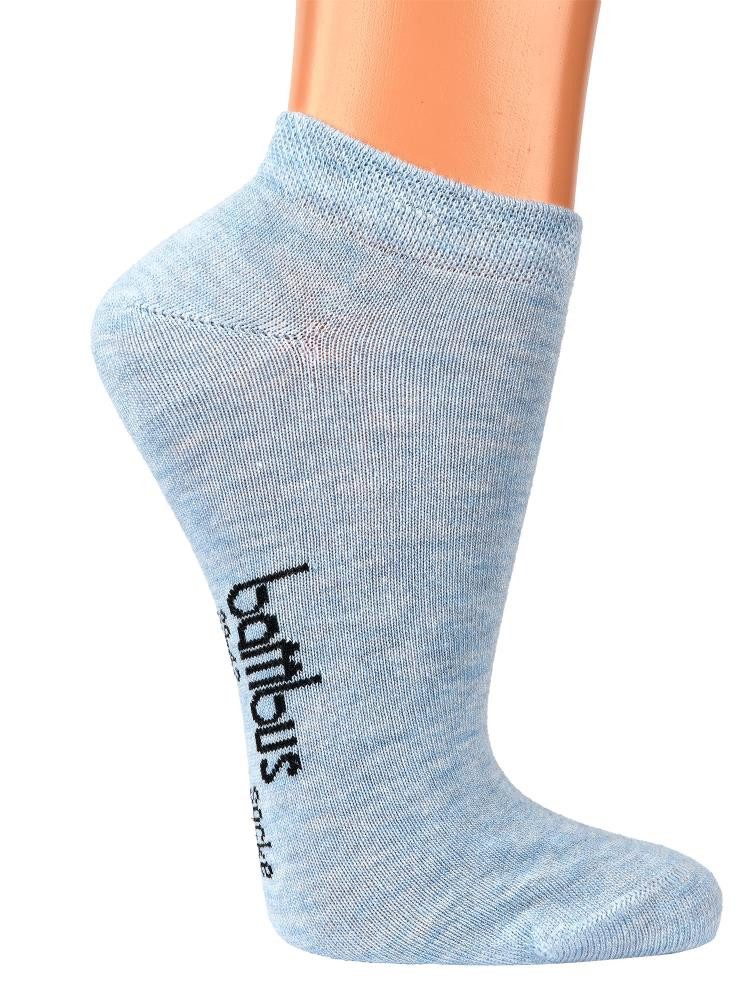 Wowerat Sneakersocken Bambus Viskose Sneaker Socken melange Sneakersocken Damen Herren