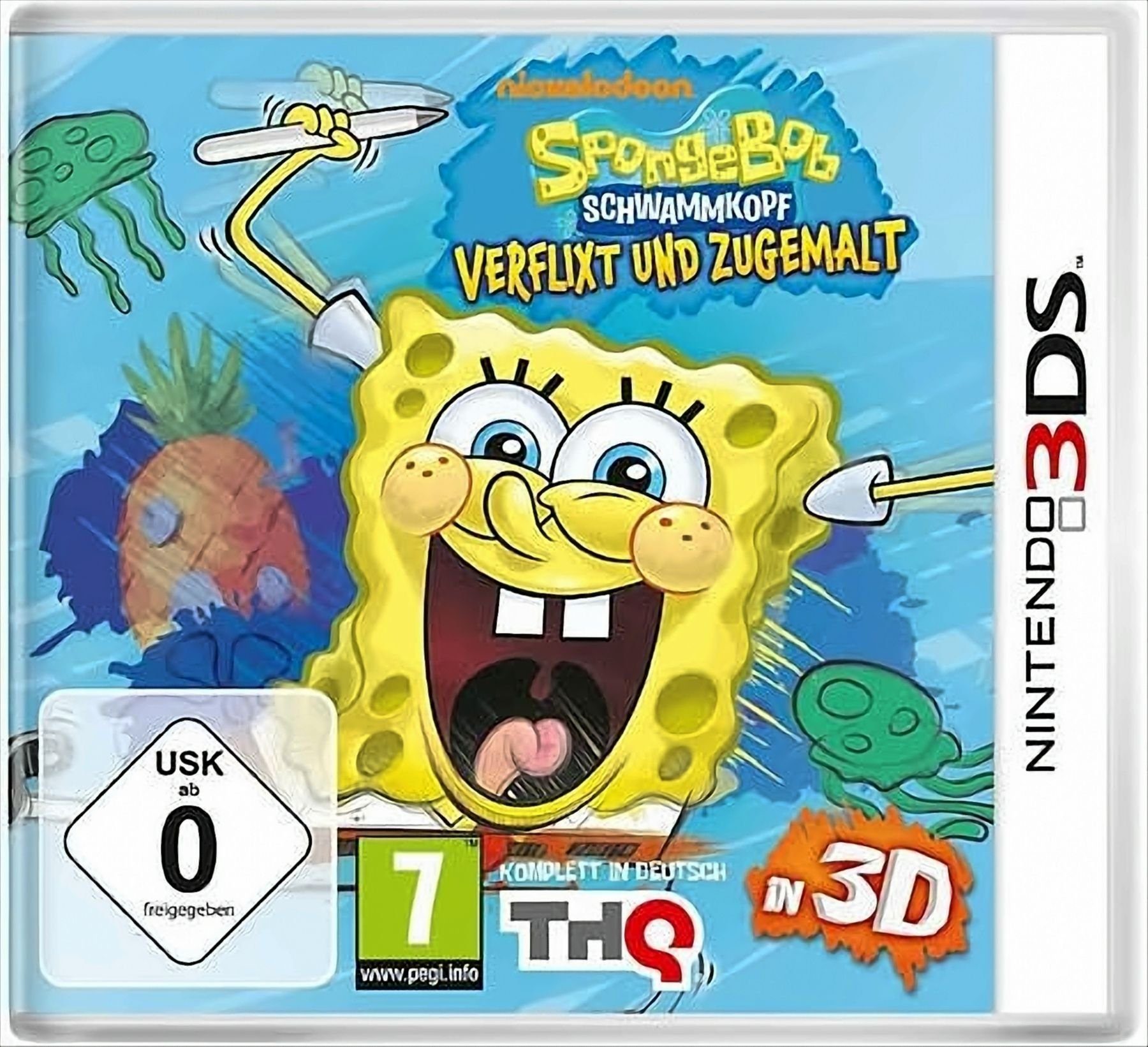 SpongeBob Verflixt und Zugemalt Nintendo 3DS