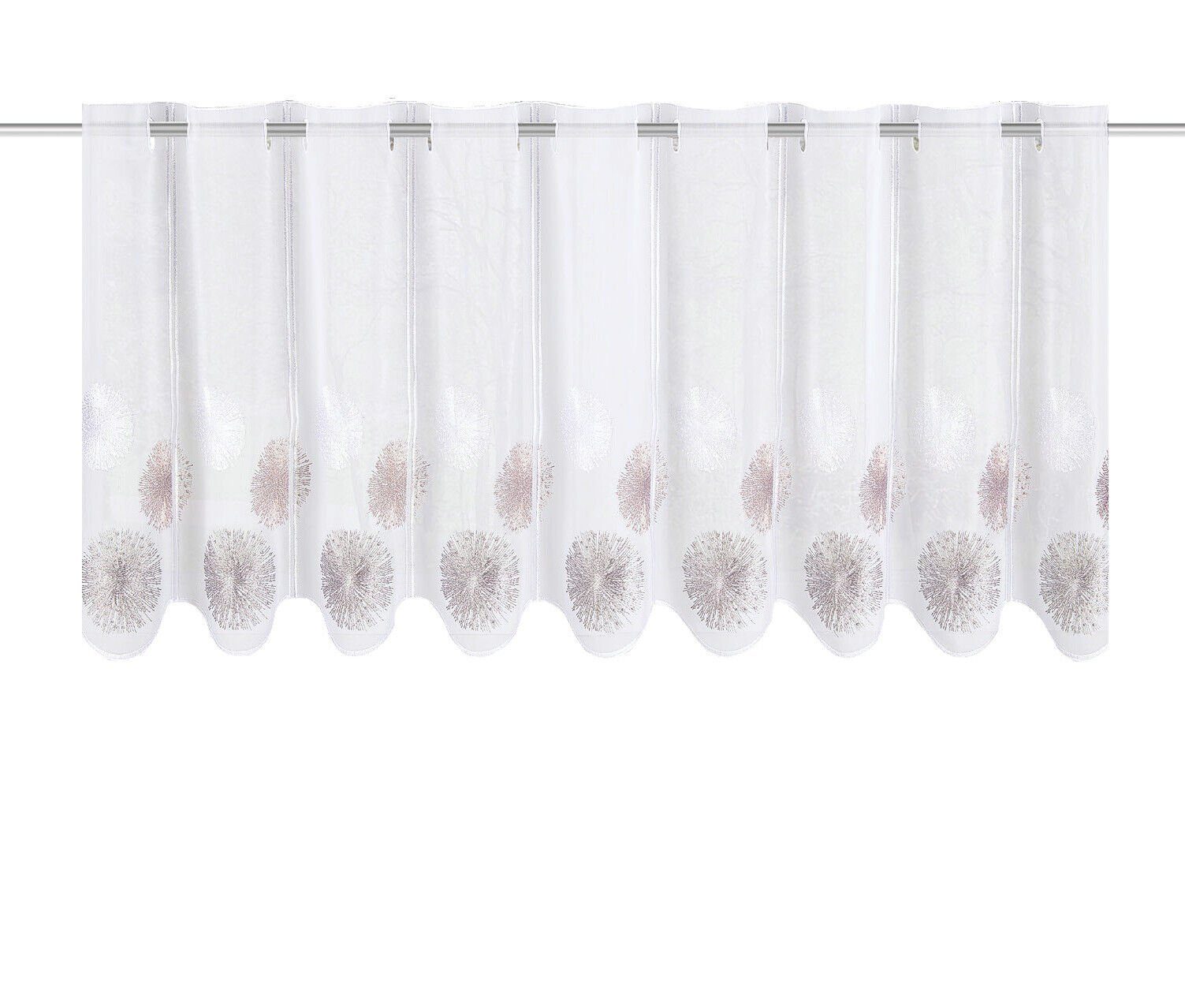 Clever-Kauf-24 Scheibengardine Batist transparent, Größe: HxB günstig online kaufen