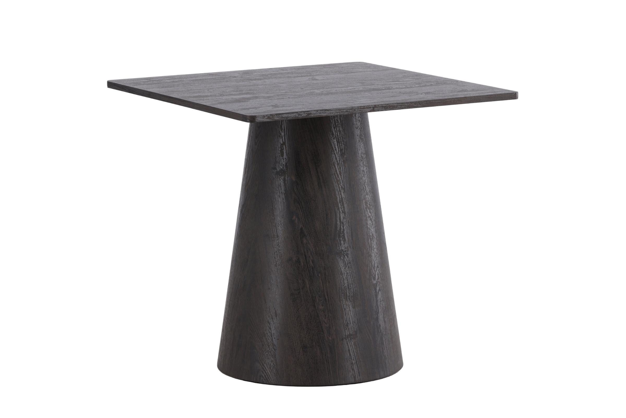 Venture Home Esstisch Lanzi Esstisch 80x80 cm Mokka. (1-St)