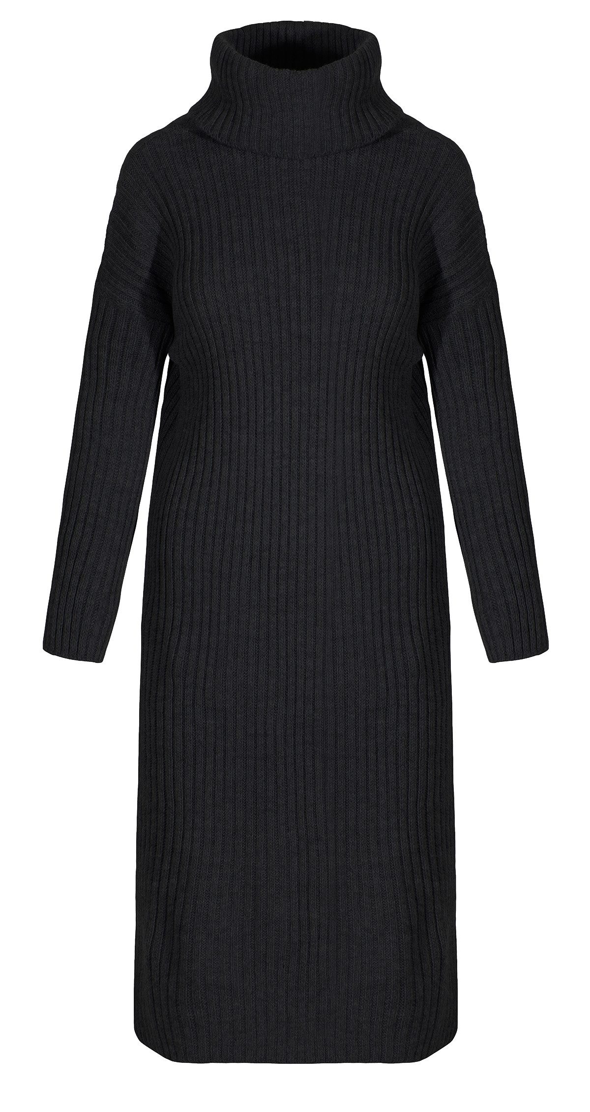 OriginalYou Strickkleid Damen Kleid aus Strick mit Rollkragen Grobstrick, g günstig online kaufen