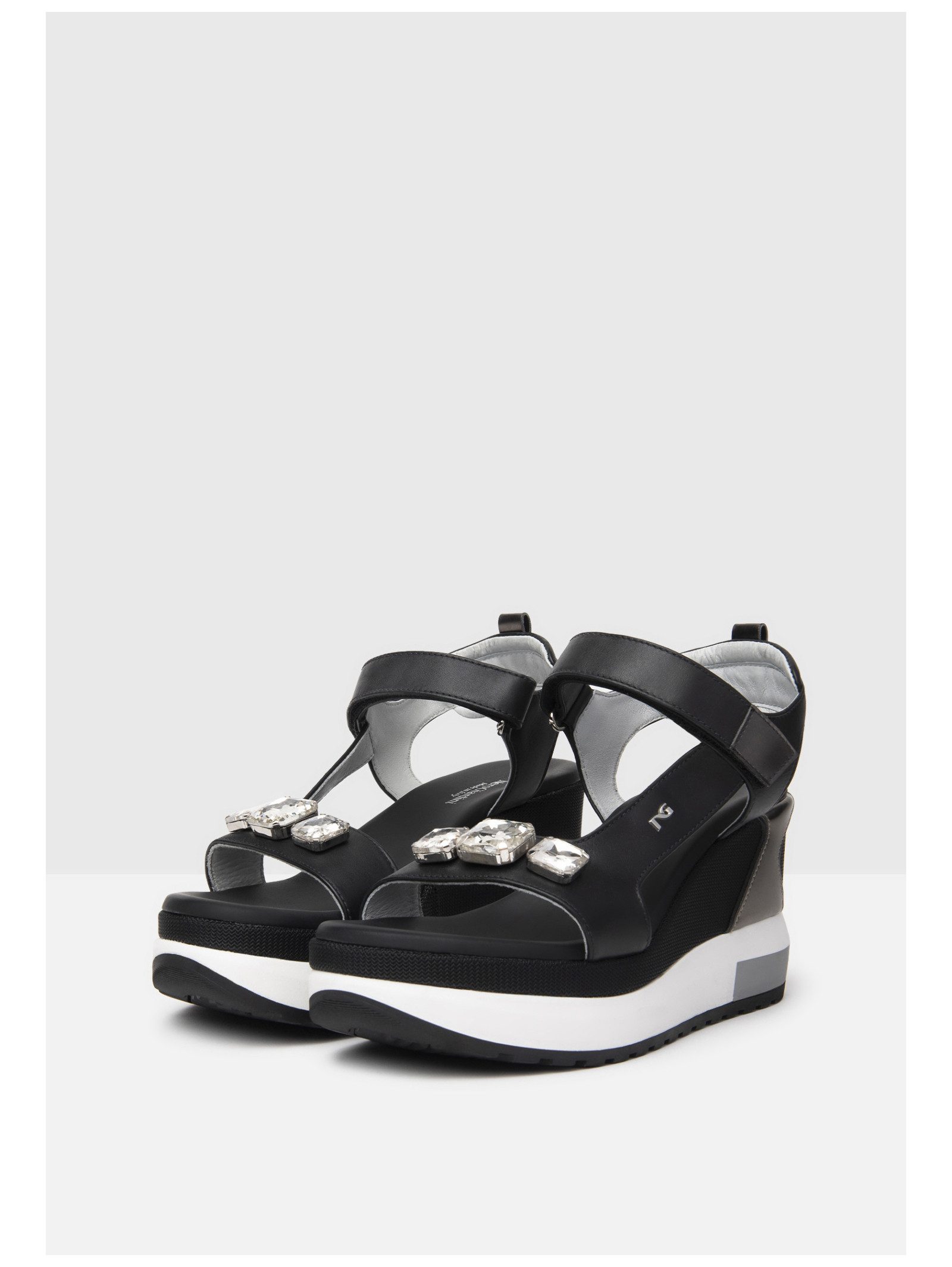 Nero Giardini Nero Giardini Sandalen Leder Keilsandalette