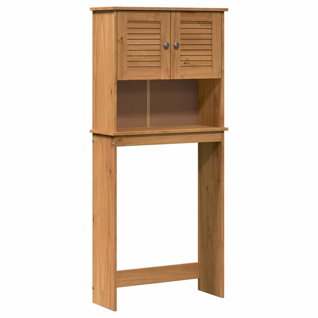 vidaXL Badezimmerspiegelschrank Waschmaschinen-Schrank mit Regal VIGO Braun und Honigbraun (1-St)