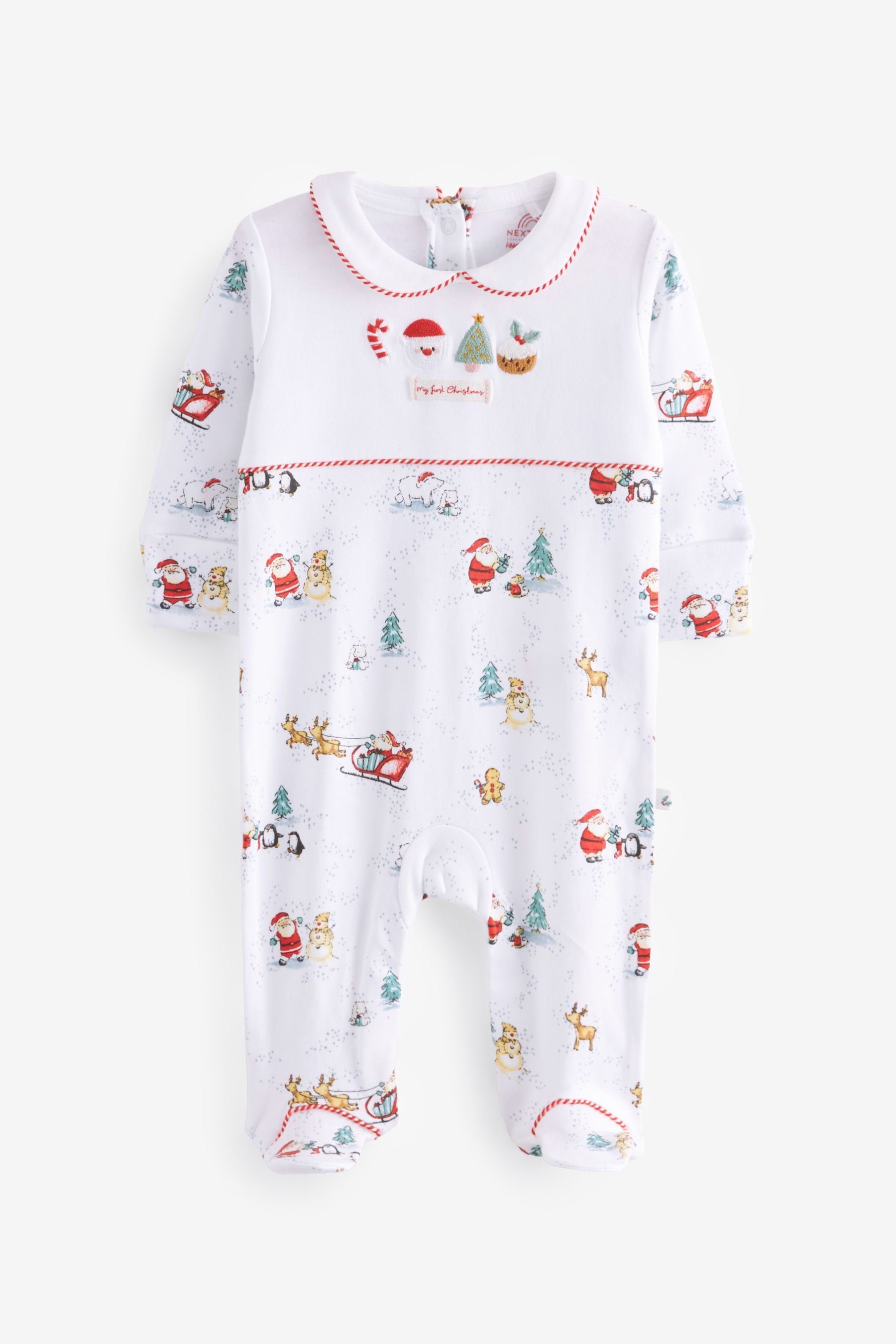Christmas“ (1-tlg) First Baby-Schlafanzug Next „My Schlafoverall