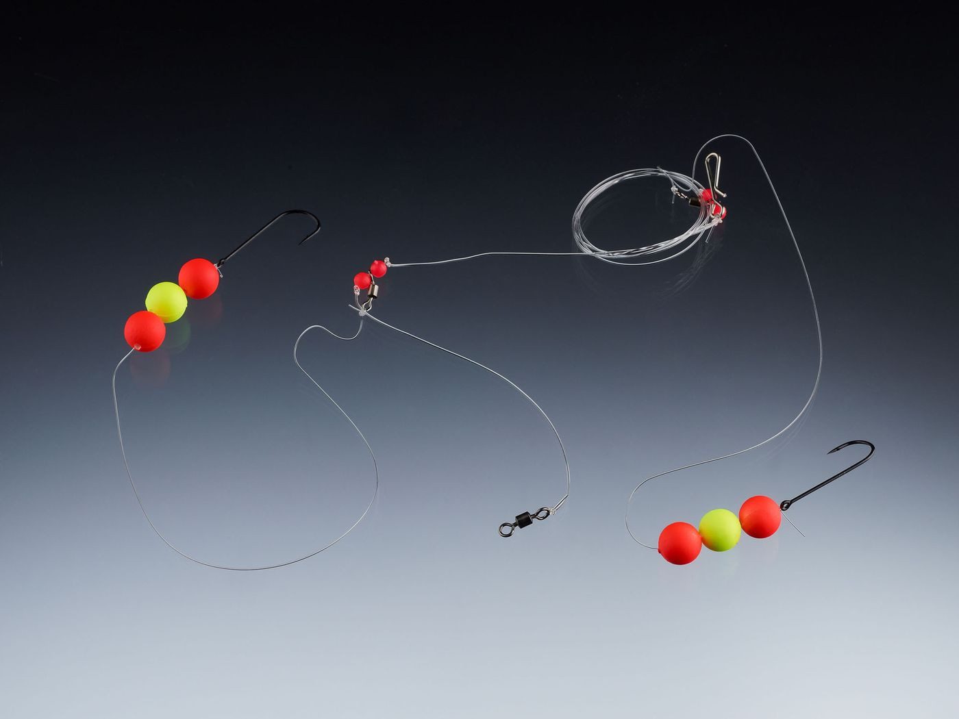 Balzer Vorfachschnur Balzer Brandungsvorfach 80cm 2 Haken Gr. 1 - Brandungssystem, (1-St)