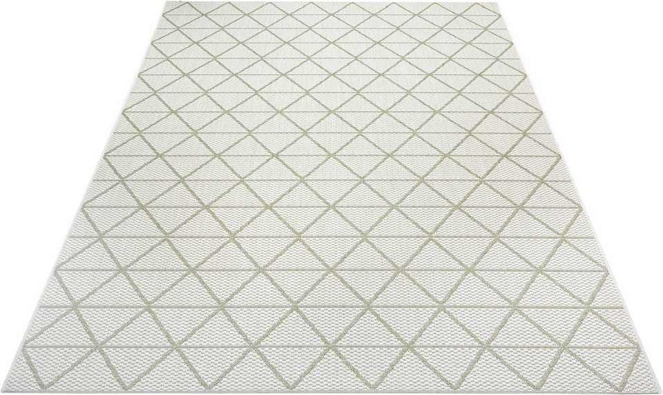 Teppich Layne, my home, rechteckig, Höhe: 3 mm, Geometrisches Design,  Strapazierfähig und pflegeleicht